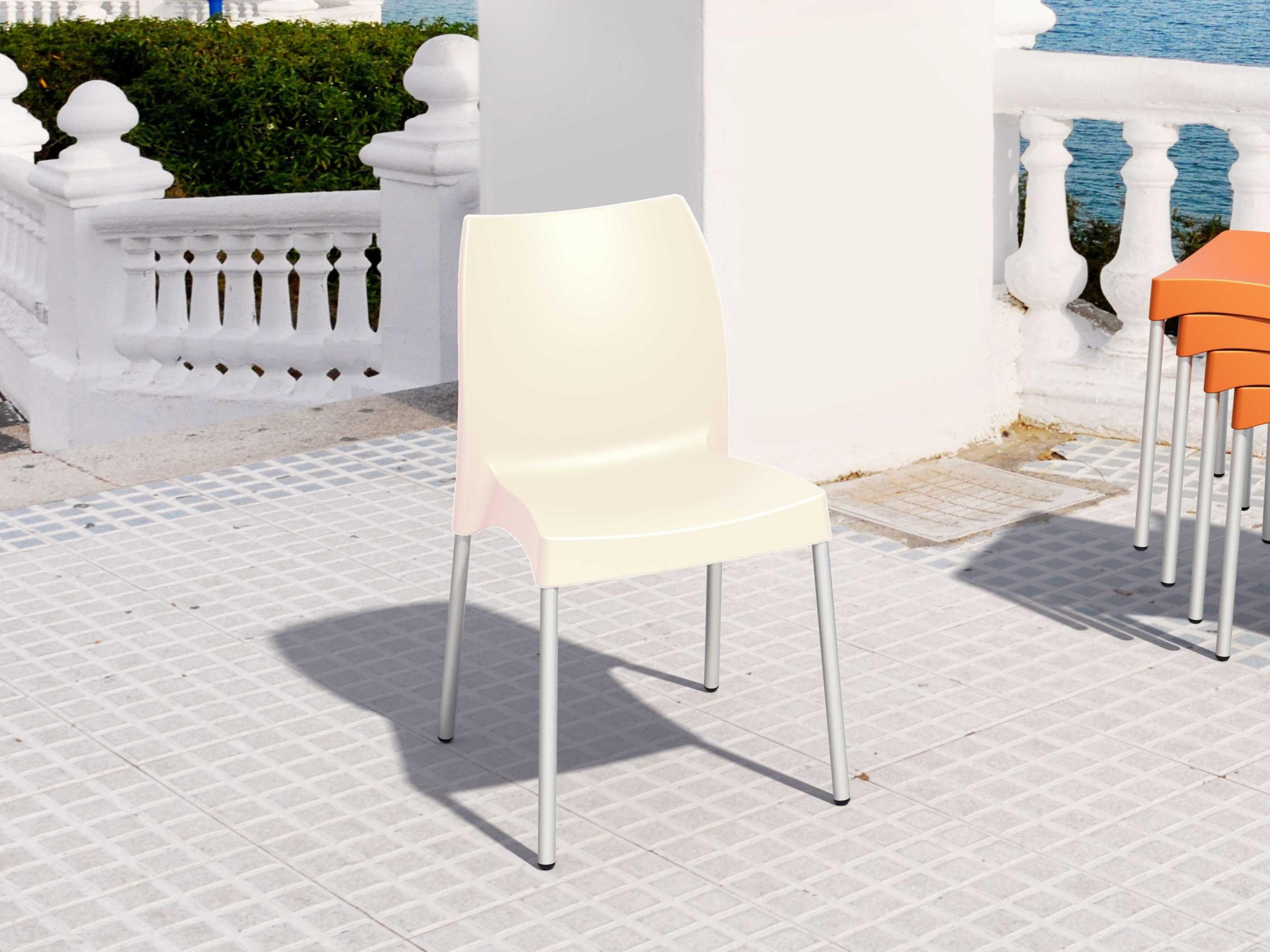 Compamia Vita Beige Resin Dining Chair