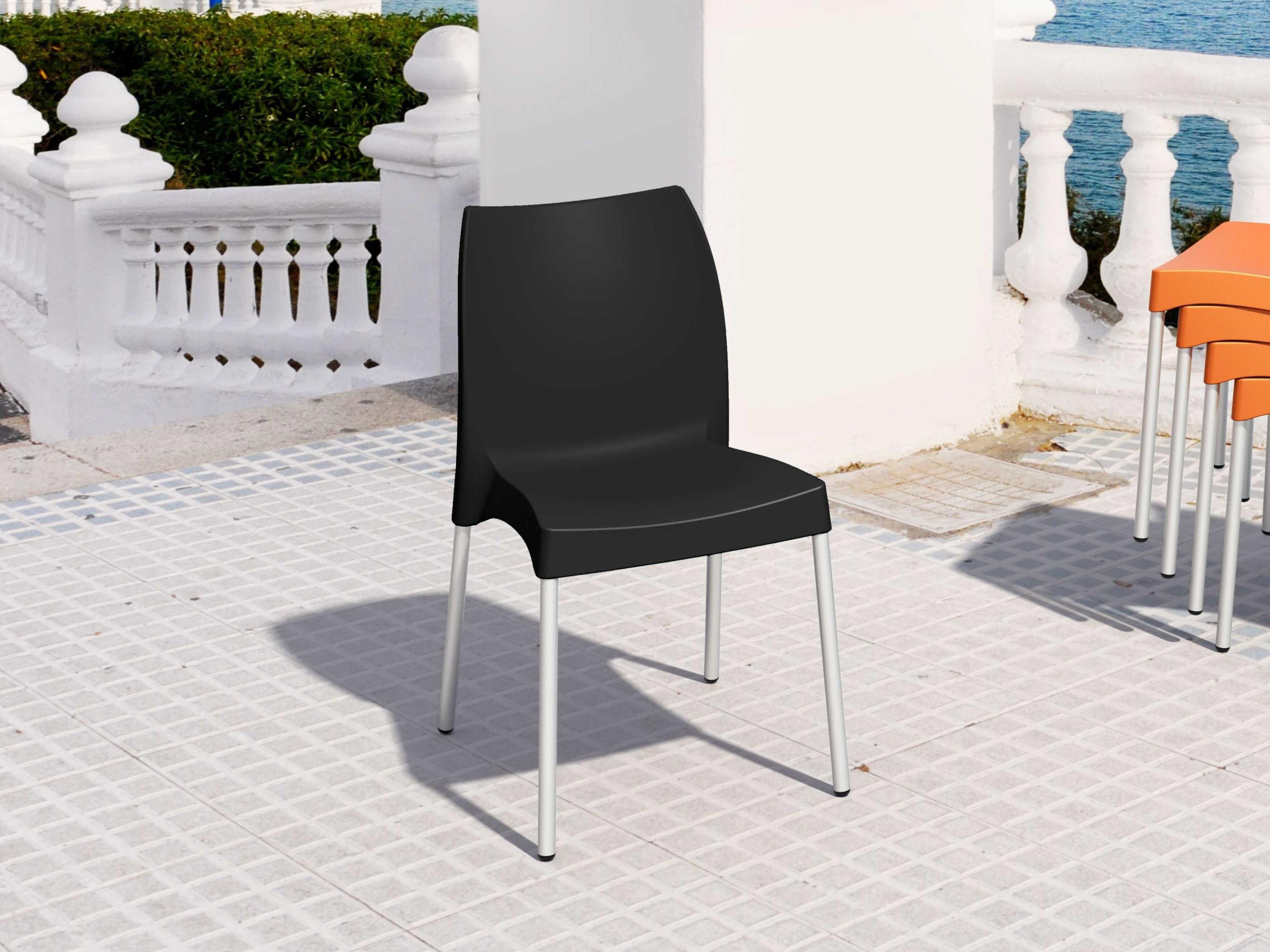Compamia Vita Black Resin Dining Chair