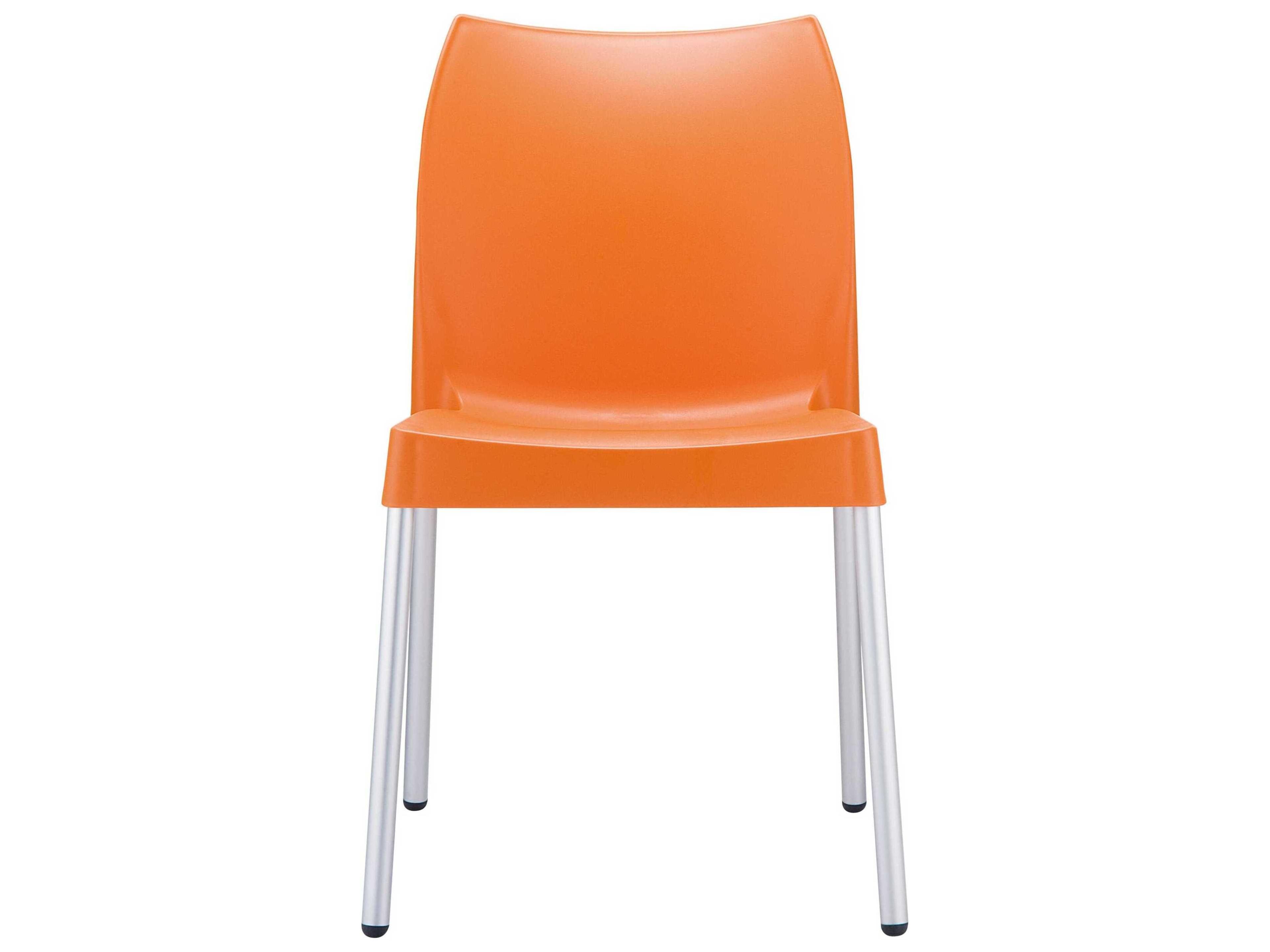 Compamia Vita Orange Resin Dining Chair