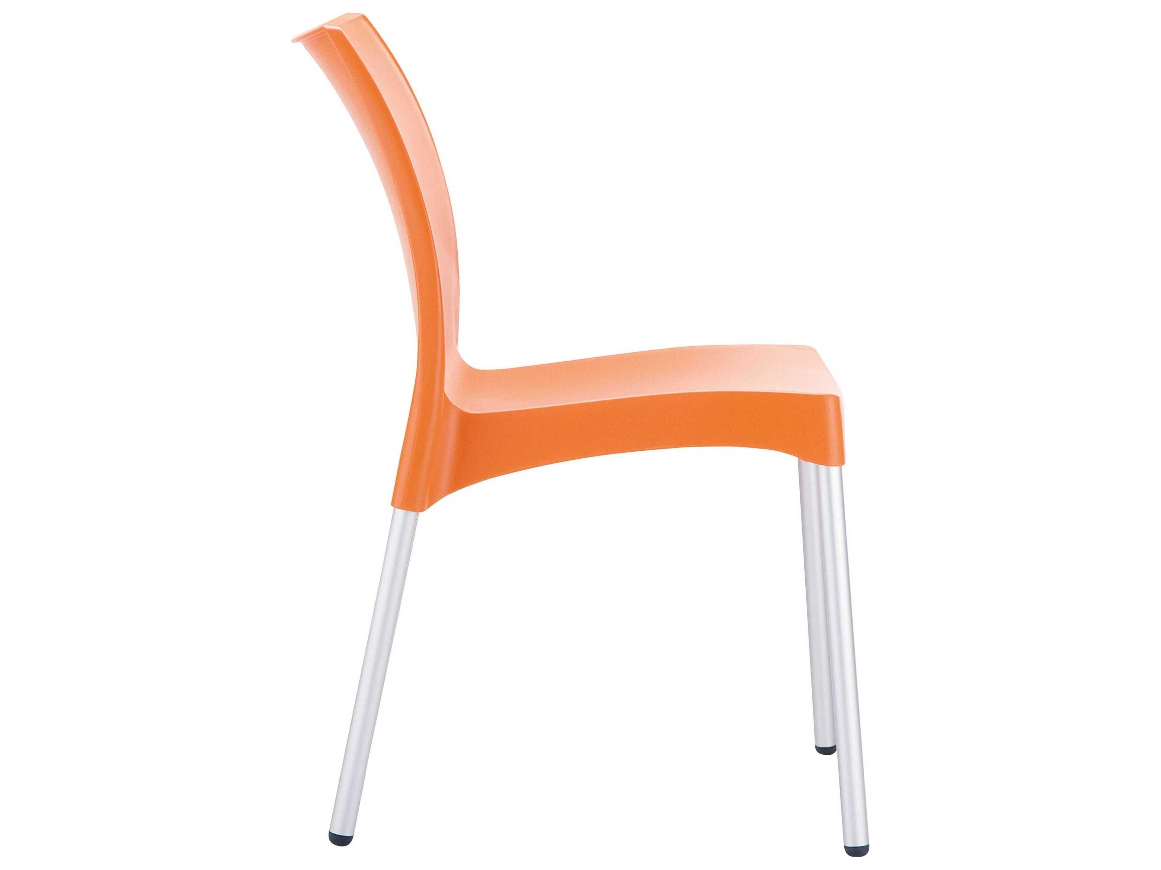 Compamia Vita Orange Resin Dining Chair