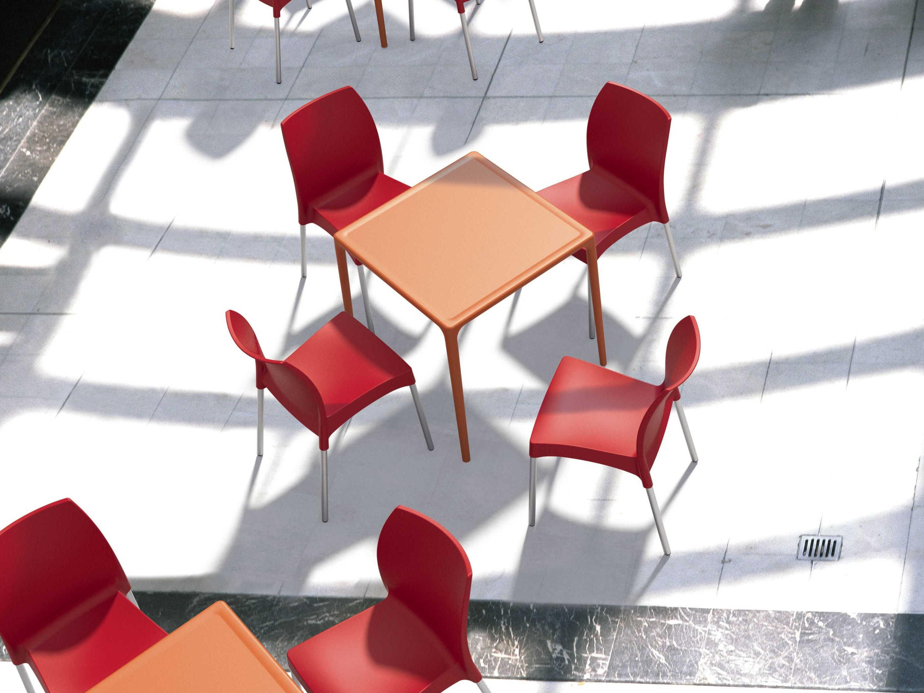 Compamia Vita Red Resin Dining Chair