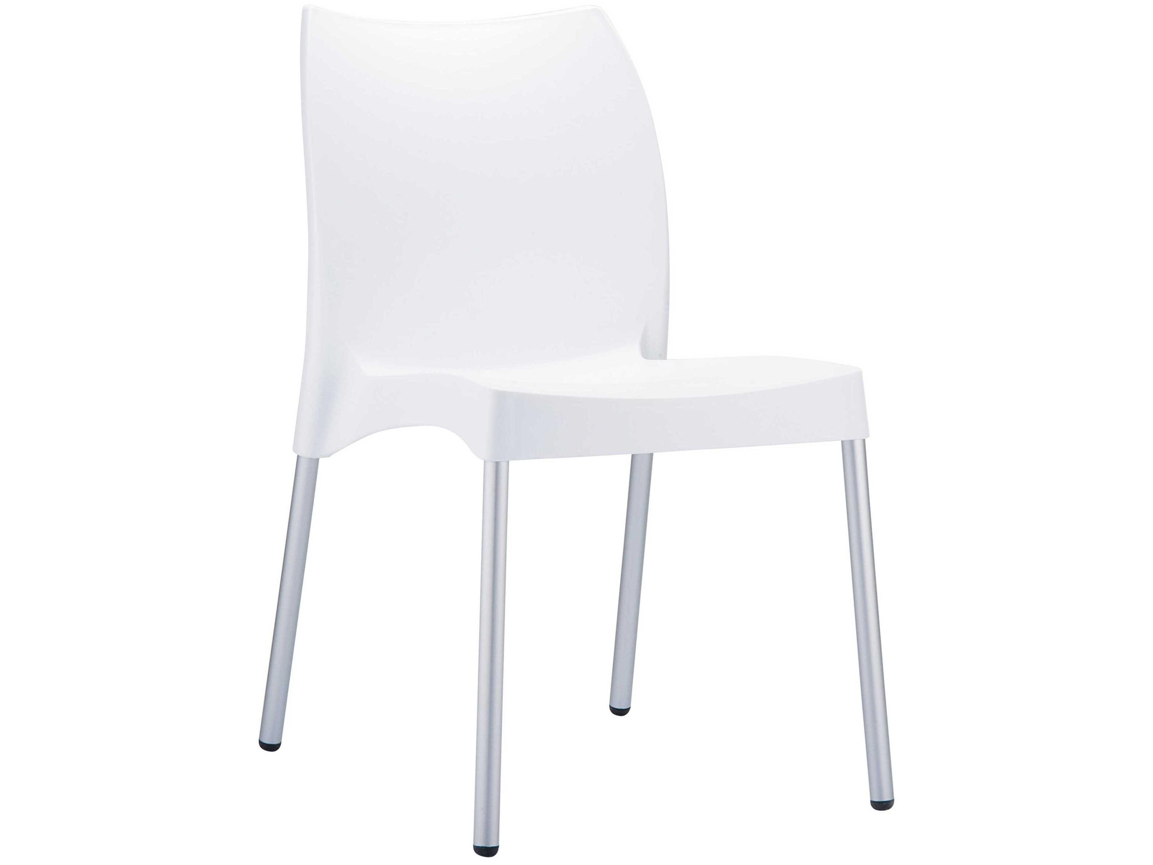 Vita White Resin Dining Chair