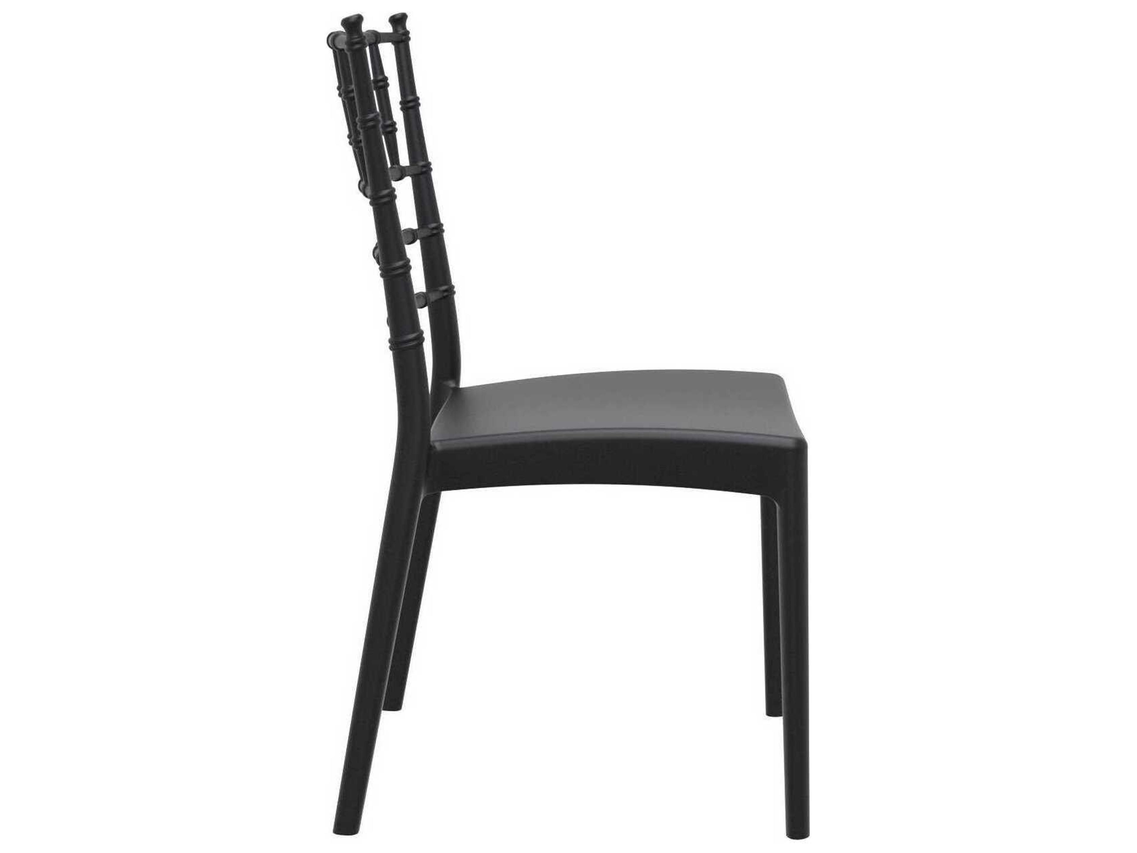 Compamia Josephine Black Polypropylene Resin Dining Chair
