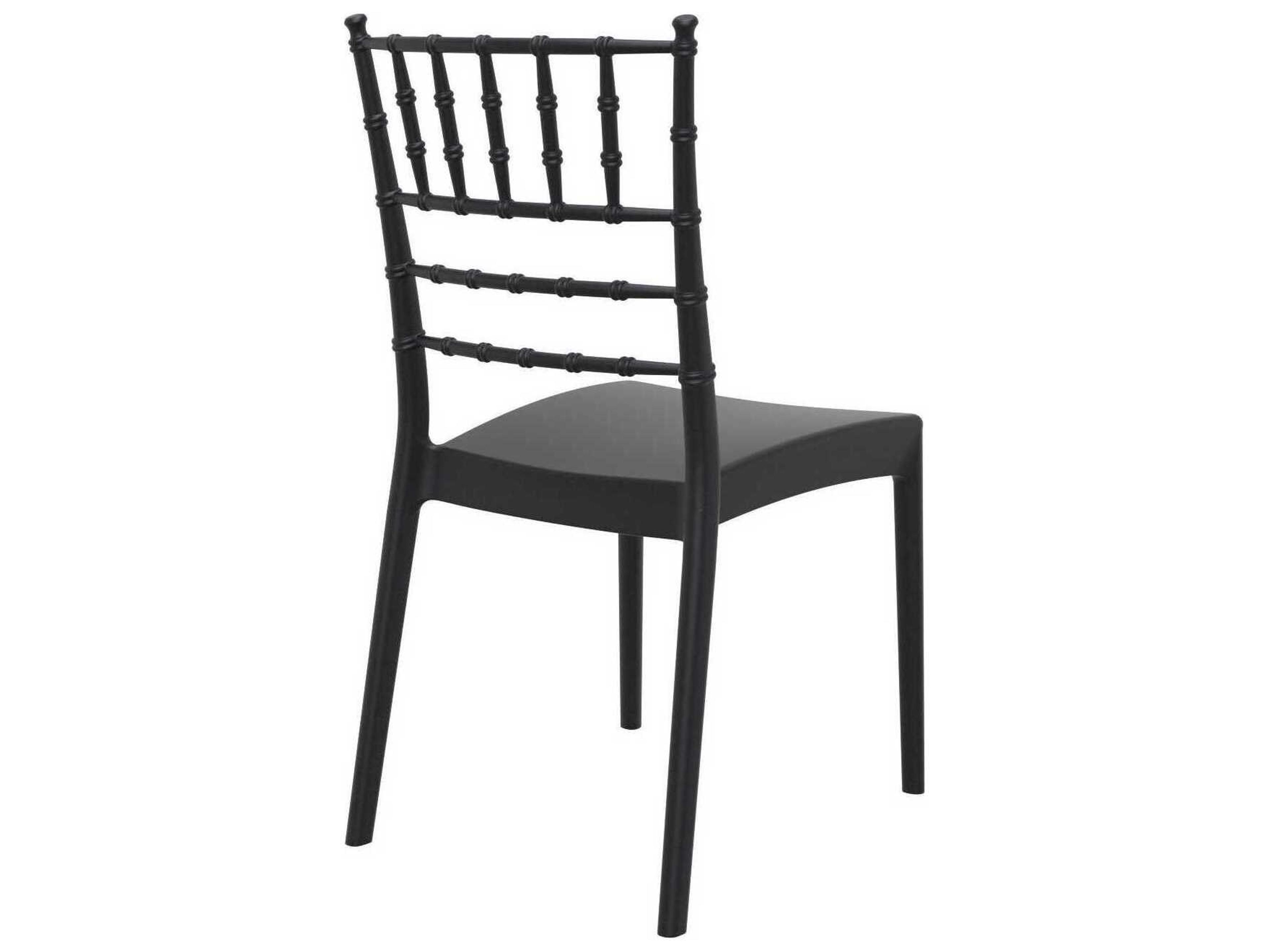 Compamia Josephine Black Polypropylene Resin Dining Chair