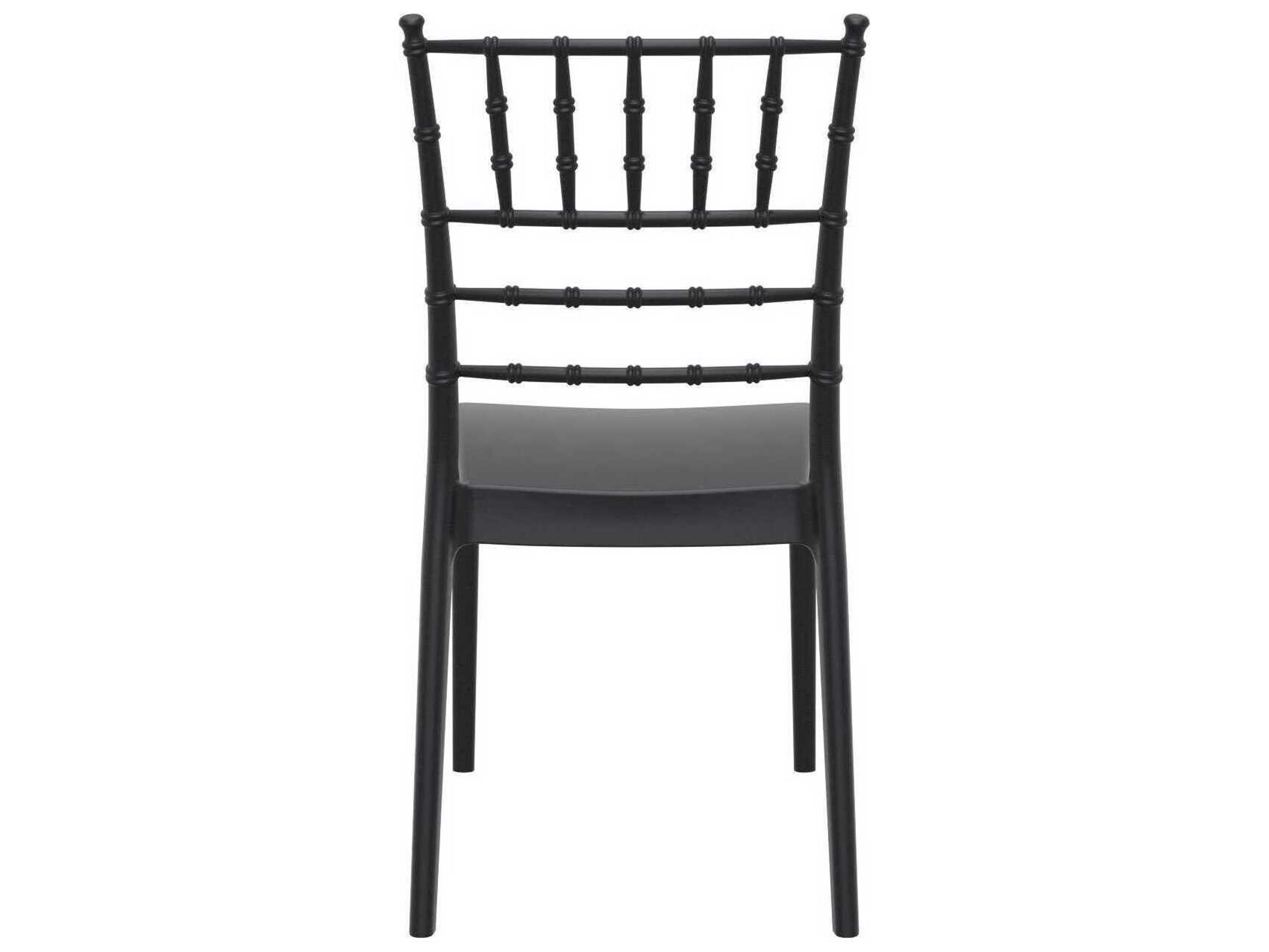Compamia Josephine Black Polypropylene Resin Dining Chair