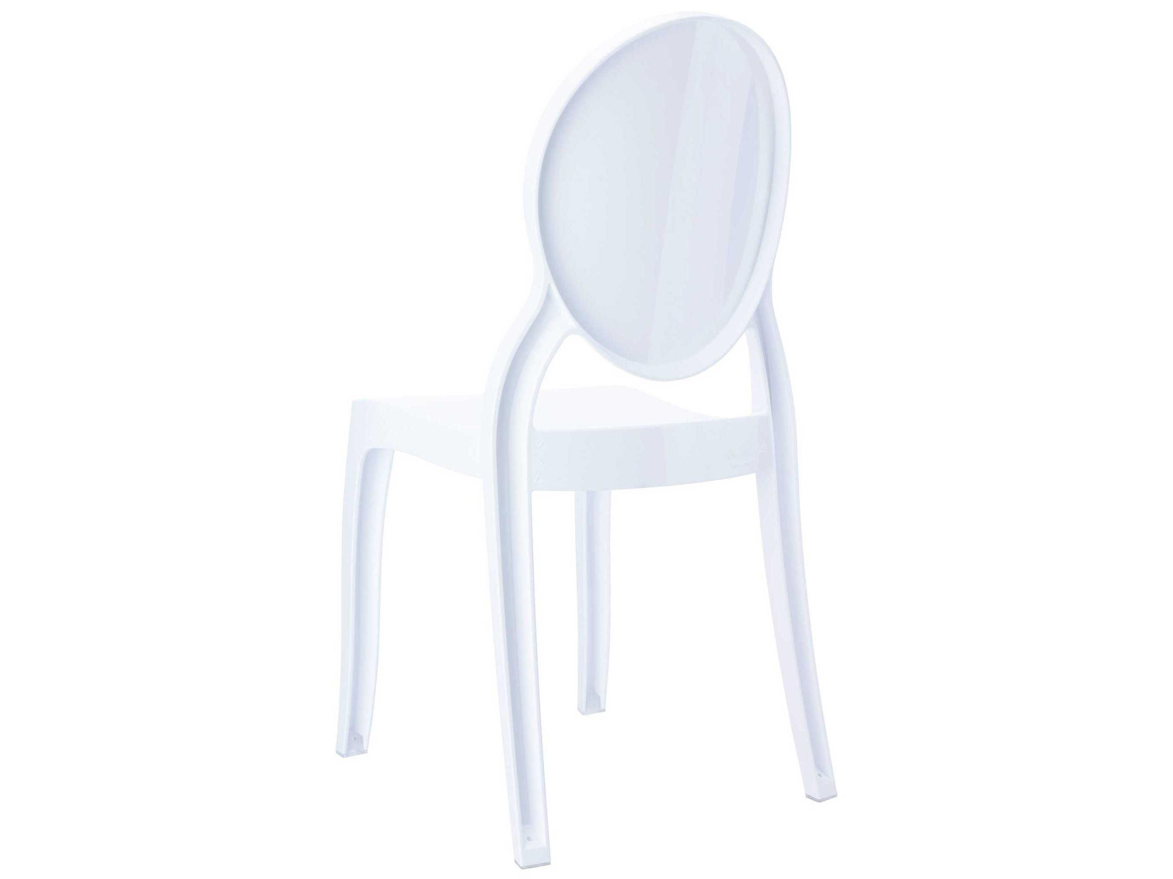 Compamia Elizabeth Kids Glossy White Dining Chair
