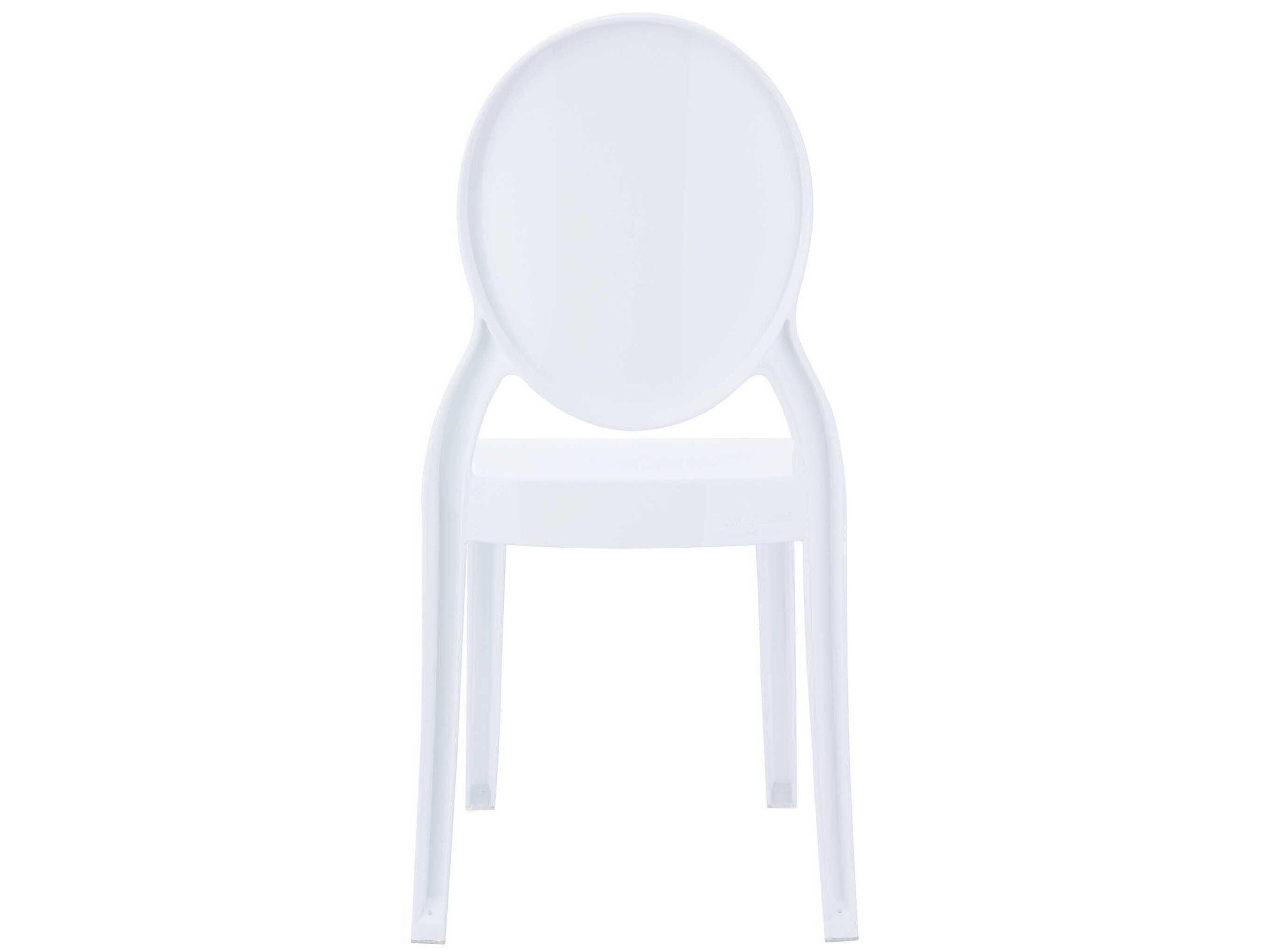 Compamia Elizabeth Kids Glossy White Dining Chair