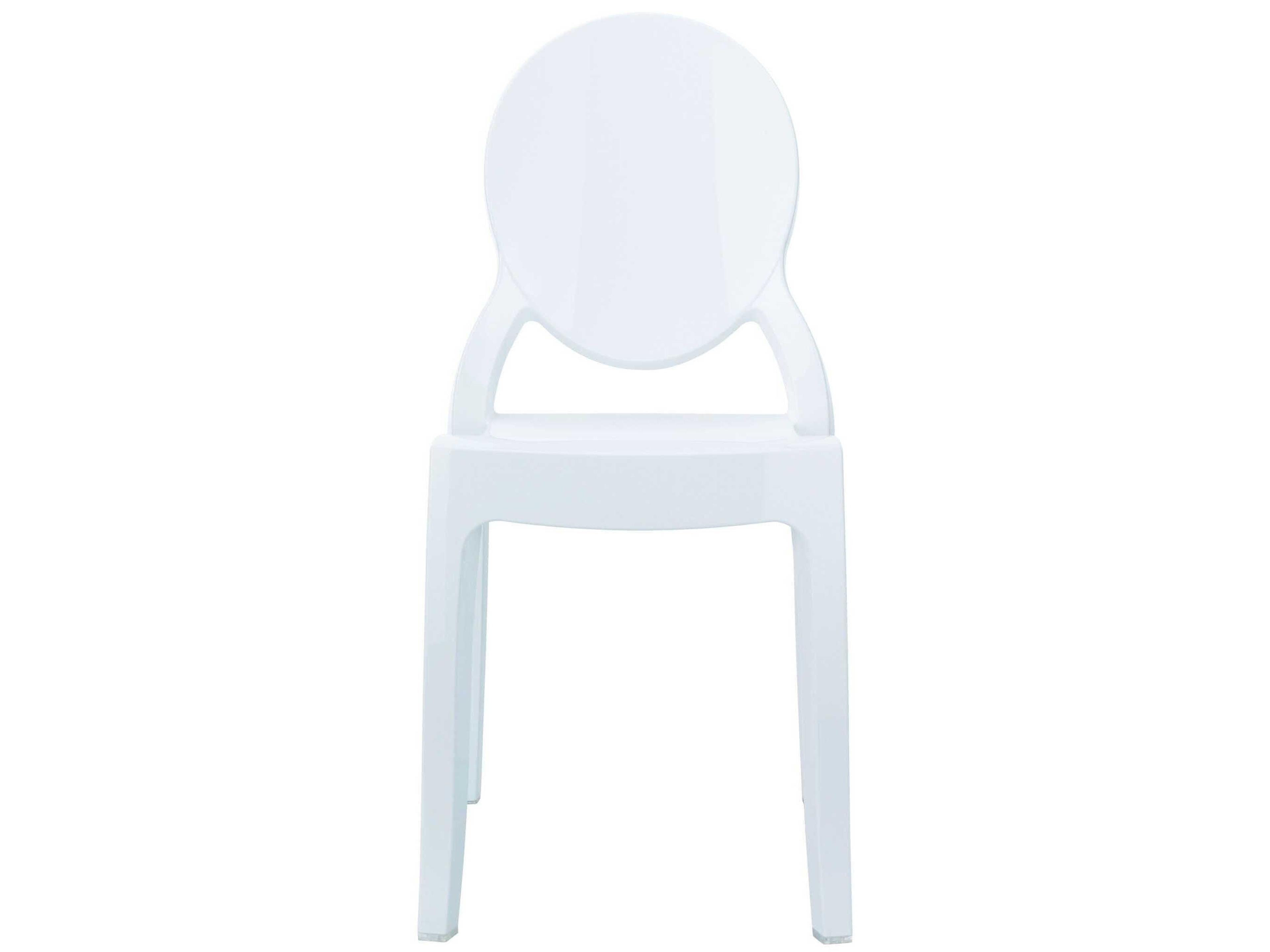 Compamia Elizabeth Kids Glossy White Dining Chair