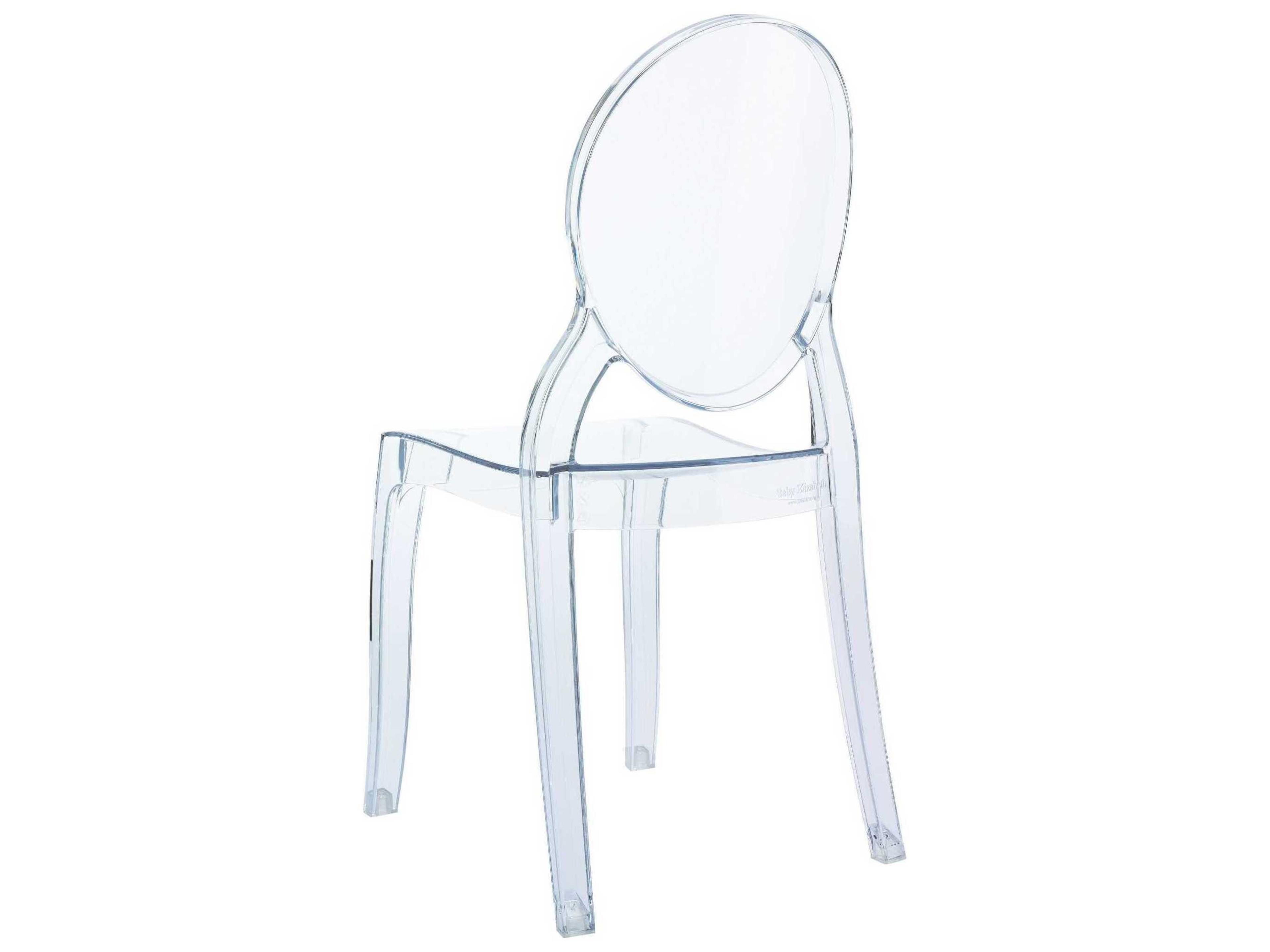 Compamia Elizabeth Kids Transparent Clear Dining Chair