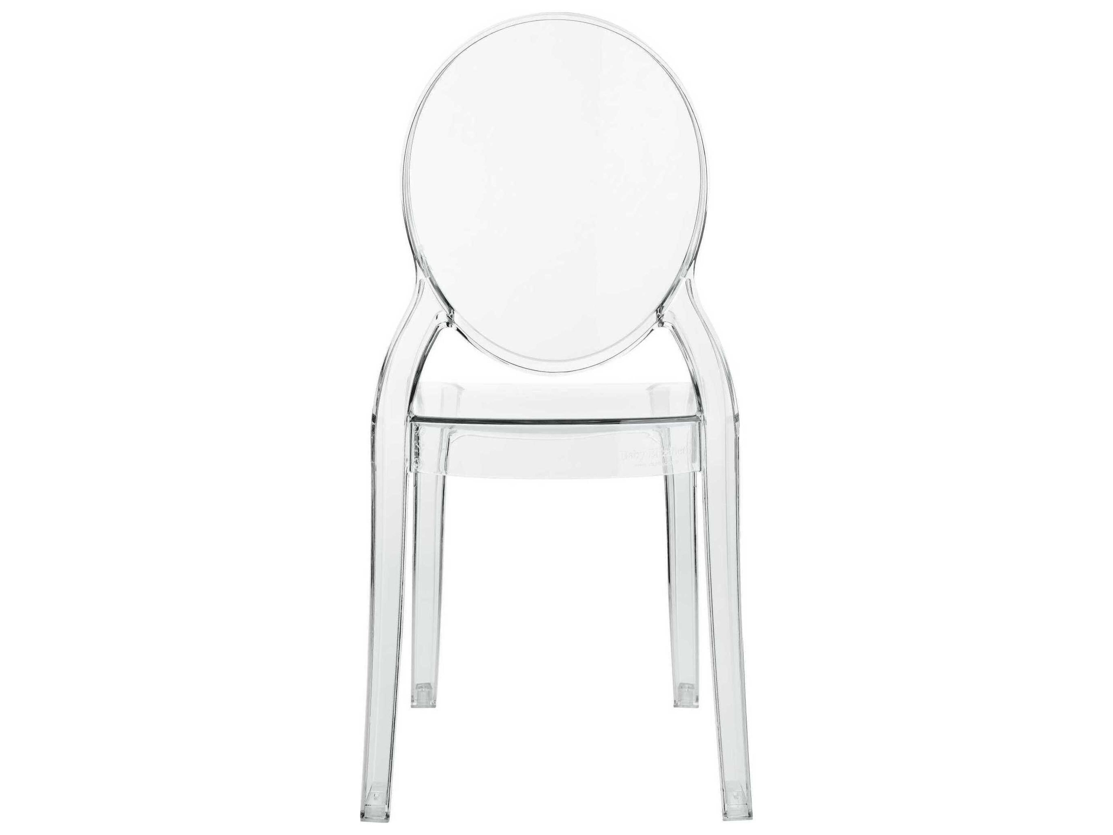 Compamia Elizabeth Kids Transparent Clear Dining Chair