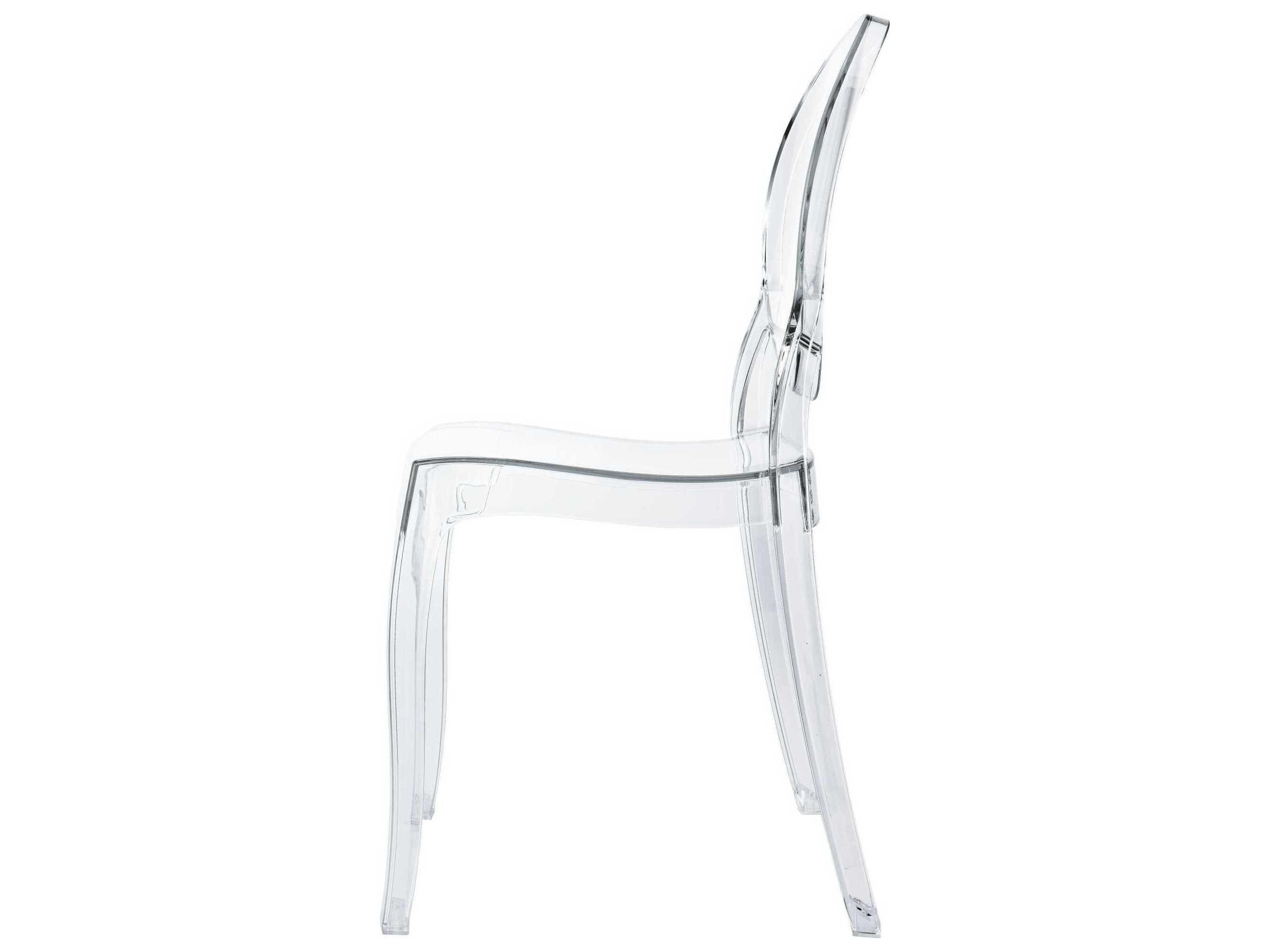 Compamia Elizabeth Kids Transparent Clear Dining Chair