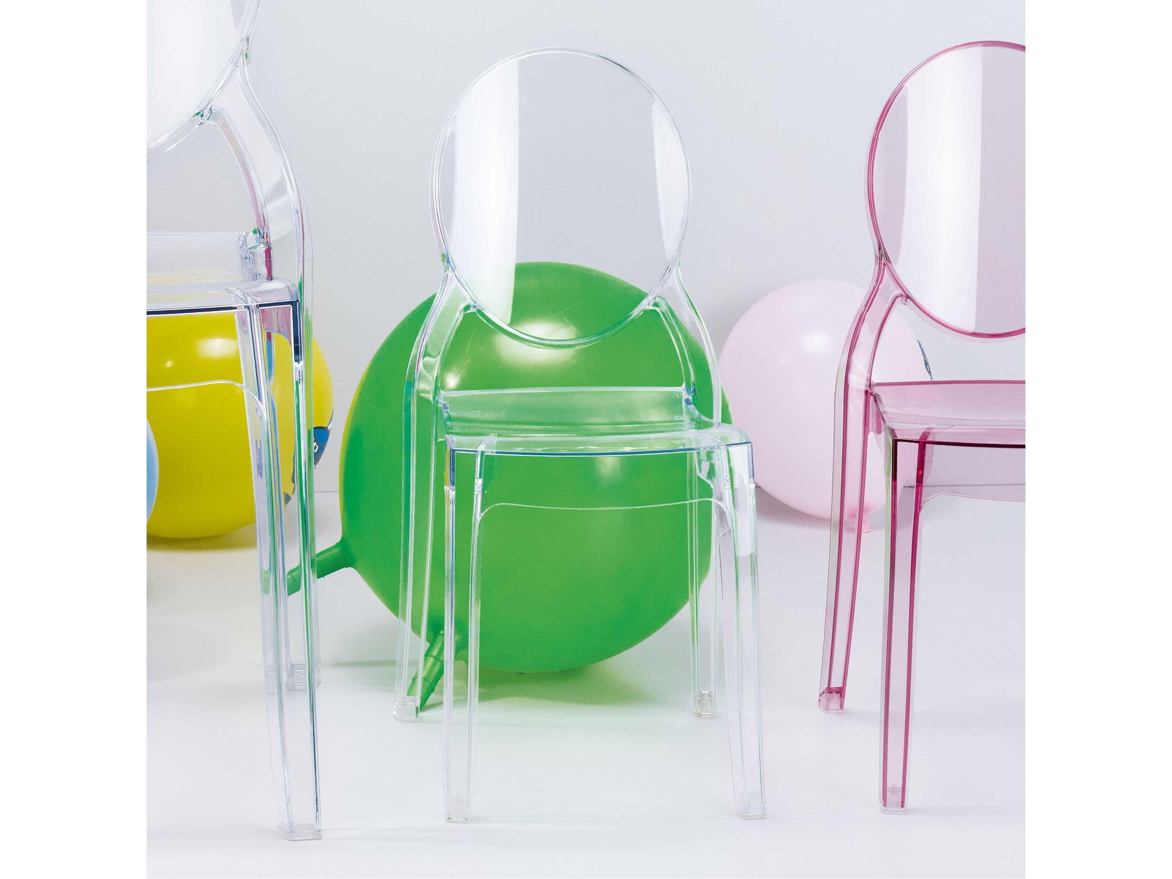 Compamia Elizabeth Kids Transparent Clear Dining Chair