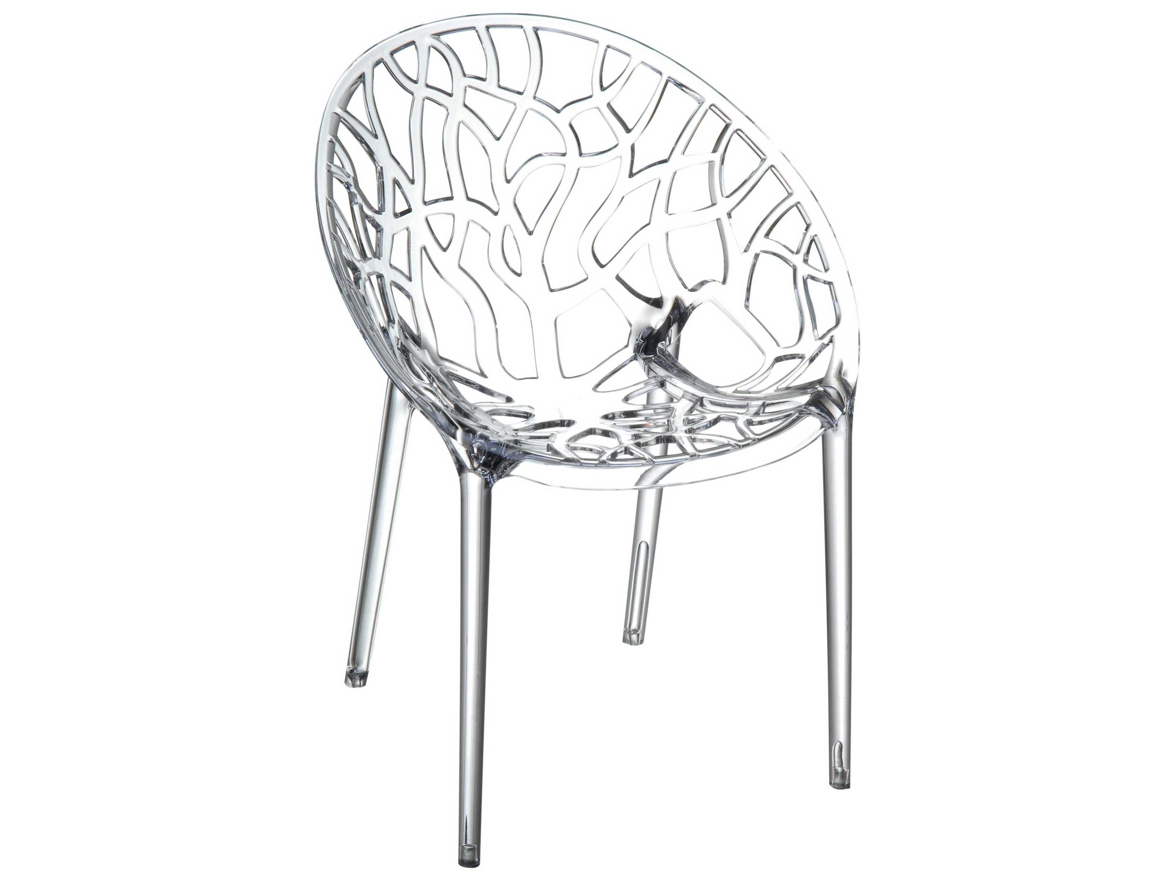 Crystal Transparent Clear Dining Chair
