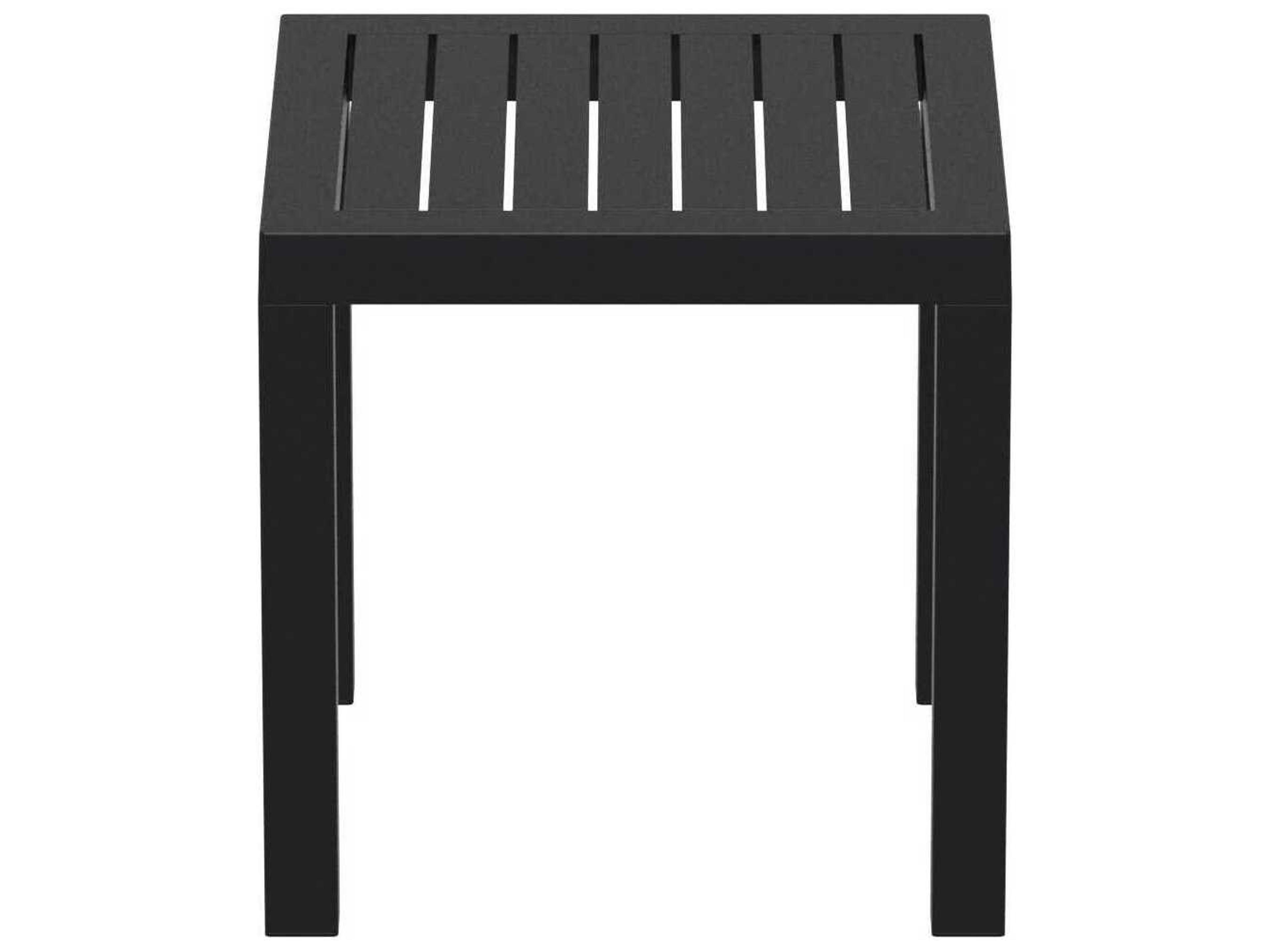 Compamia Ocean Black Resin Square End Table