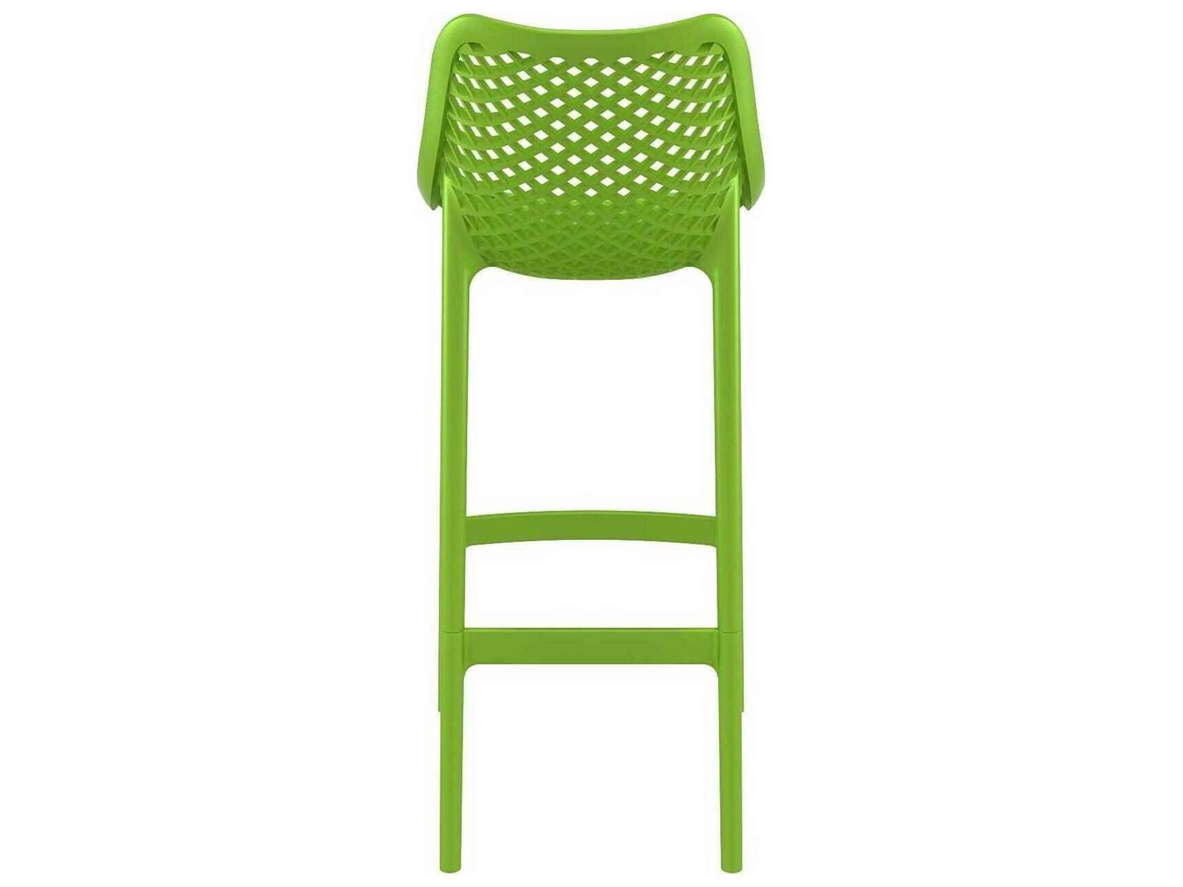Compamia Air Tropical Green Polypropylene Resin Bar Stool