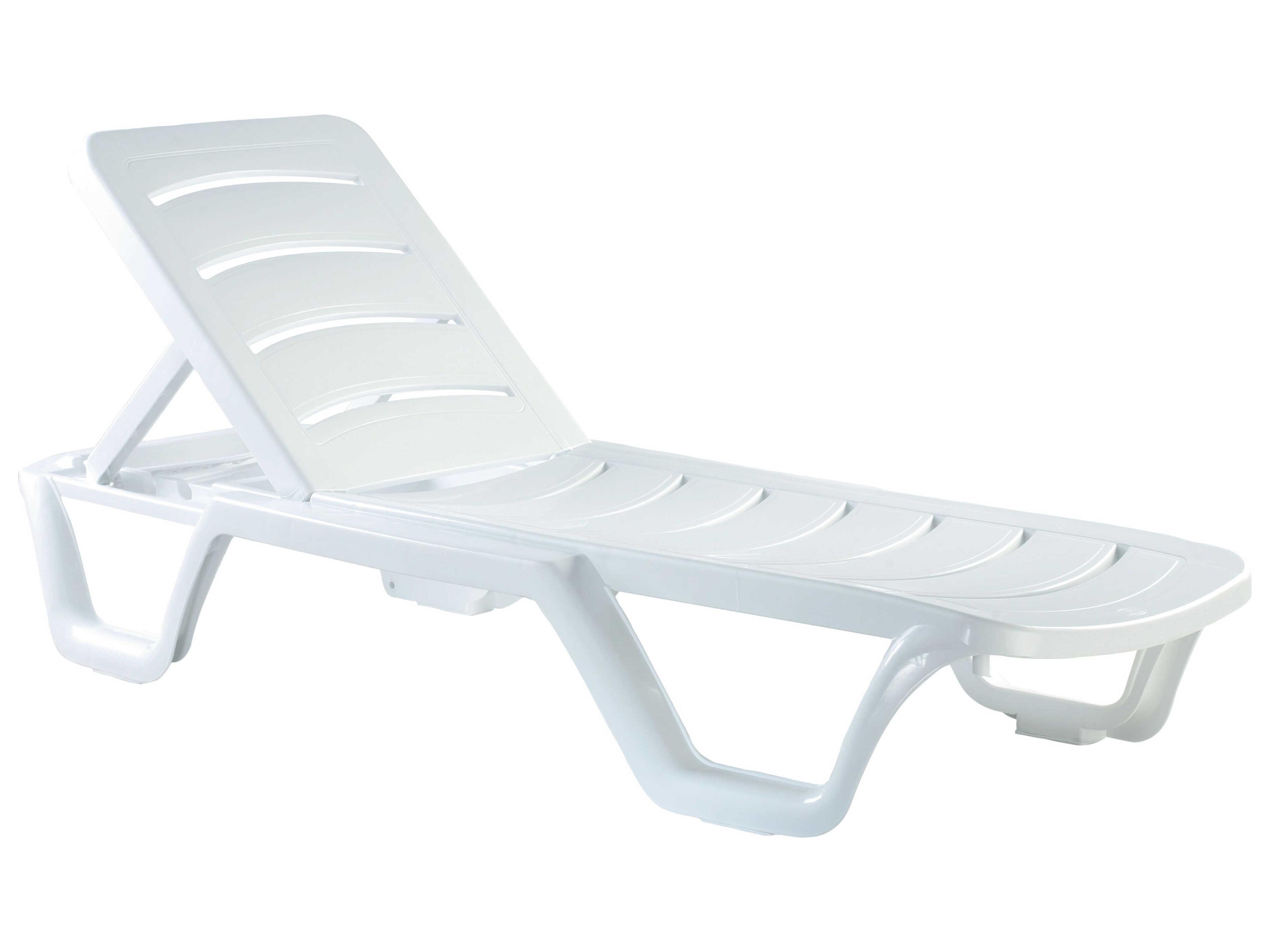 Sunlight White Resin Chaise Lounge