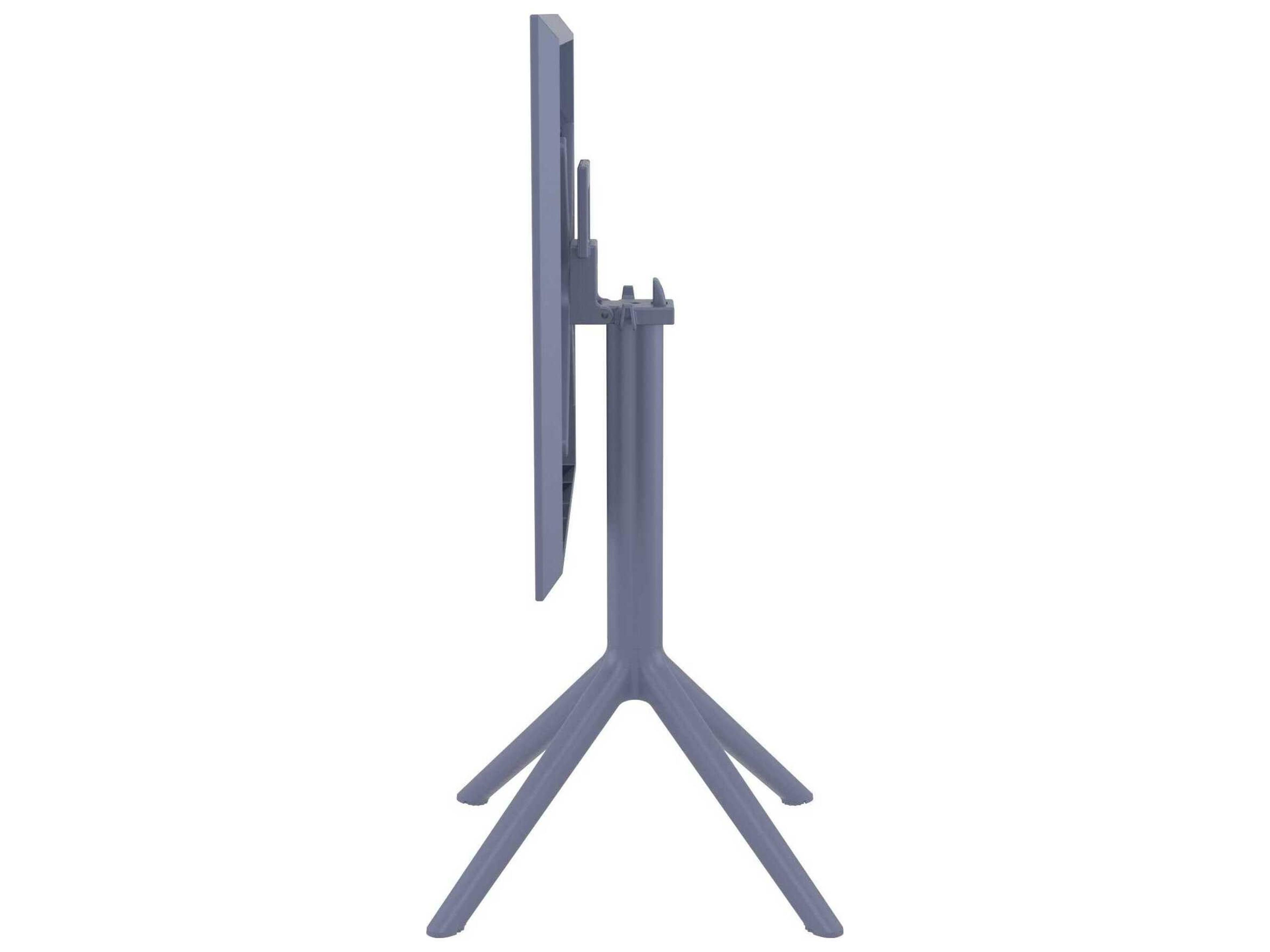 Compamia Dream Dark Gray Polypropylene Dining Set