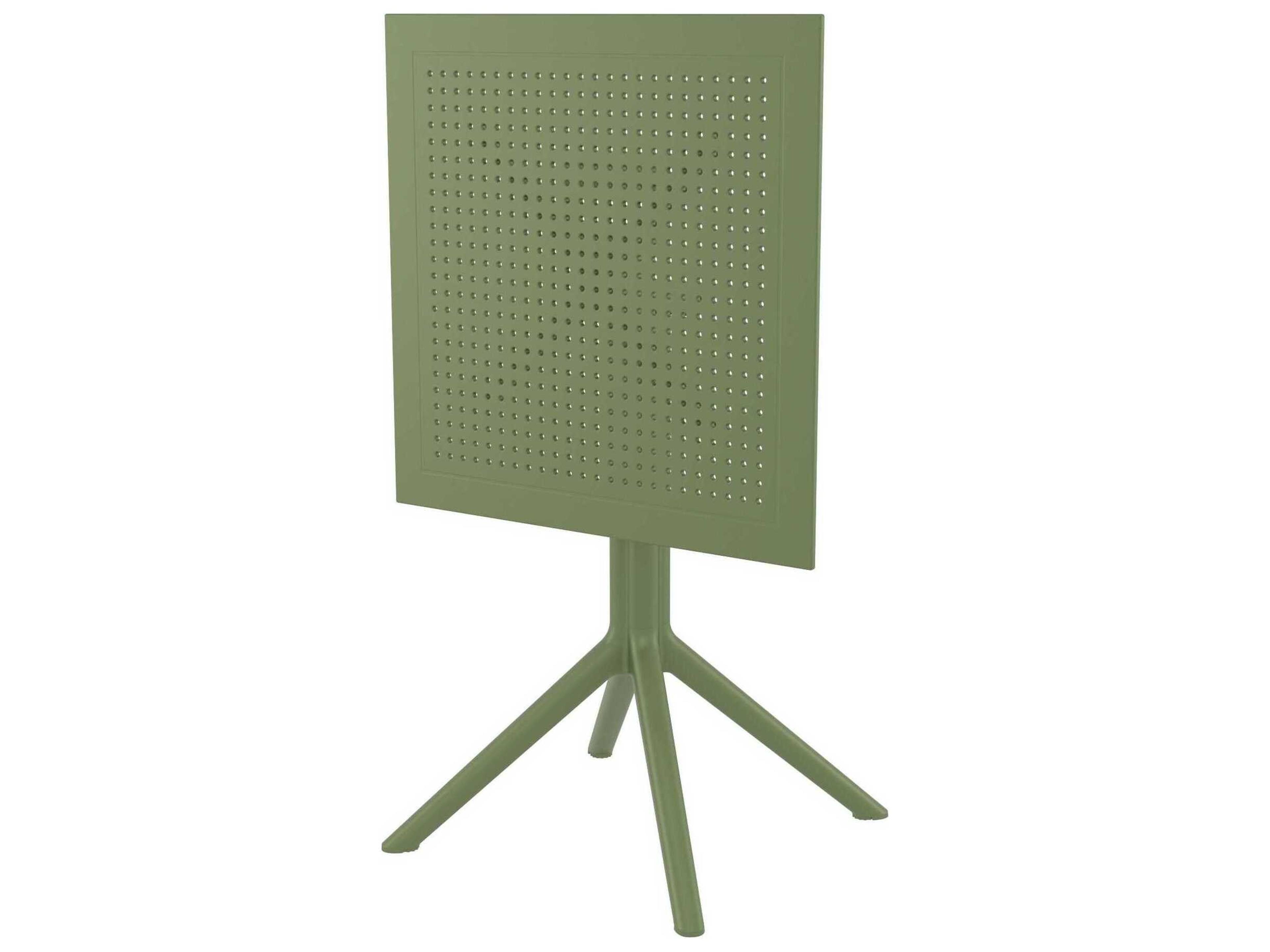 Compamia Dream Olive Green Polypropylene Dining Set