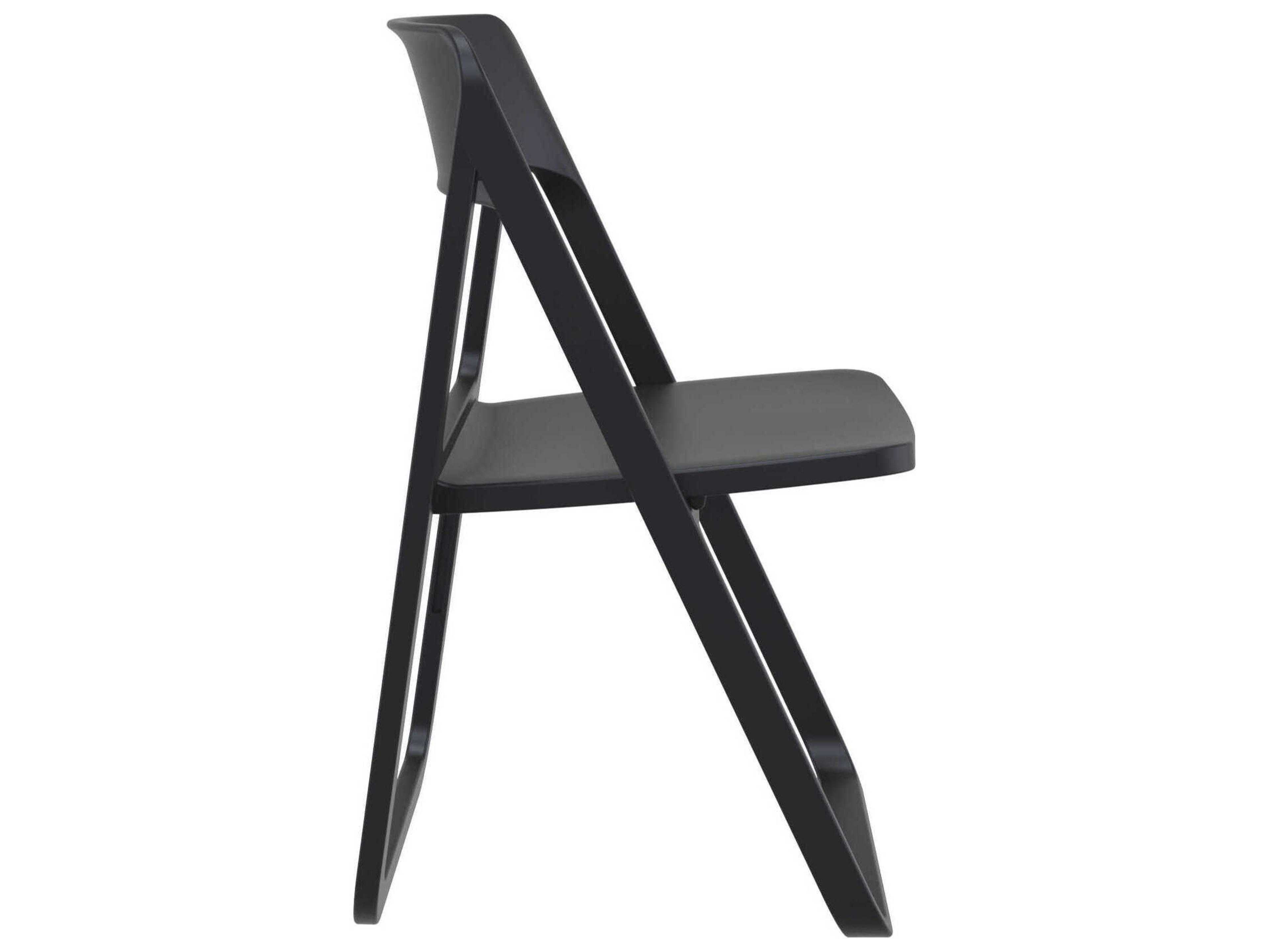 Compamia Dream Black Polypropylene Dining Chair