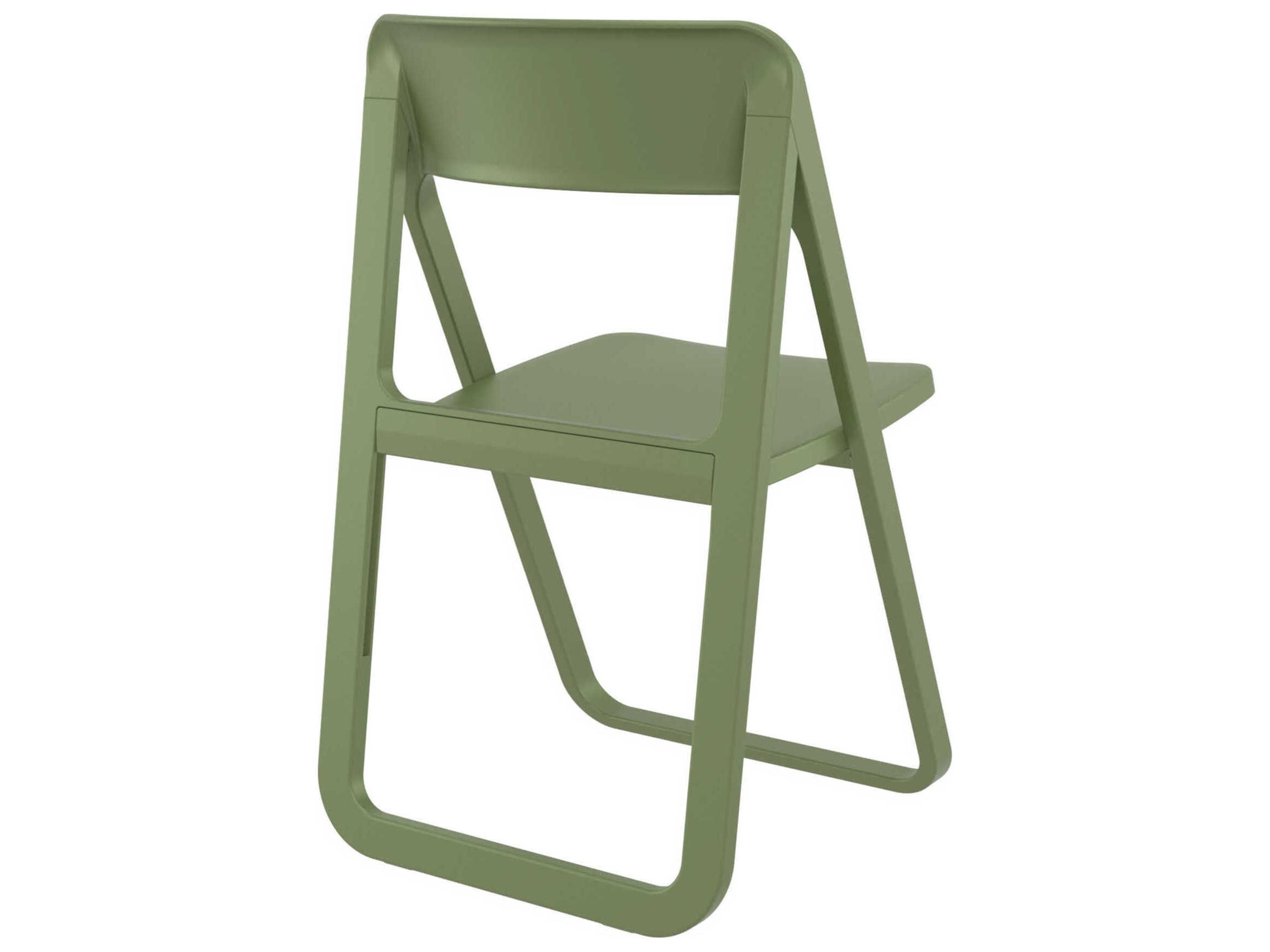 Compamia Dream Olive Green Polypropylene Dining Chair