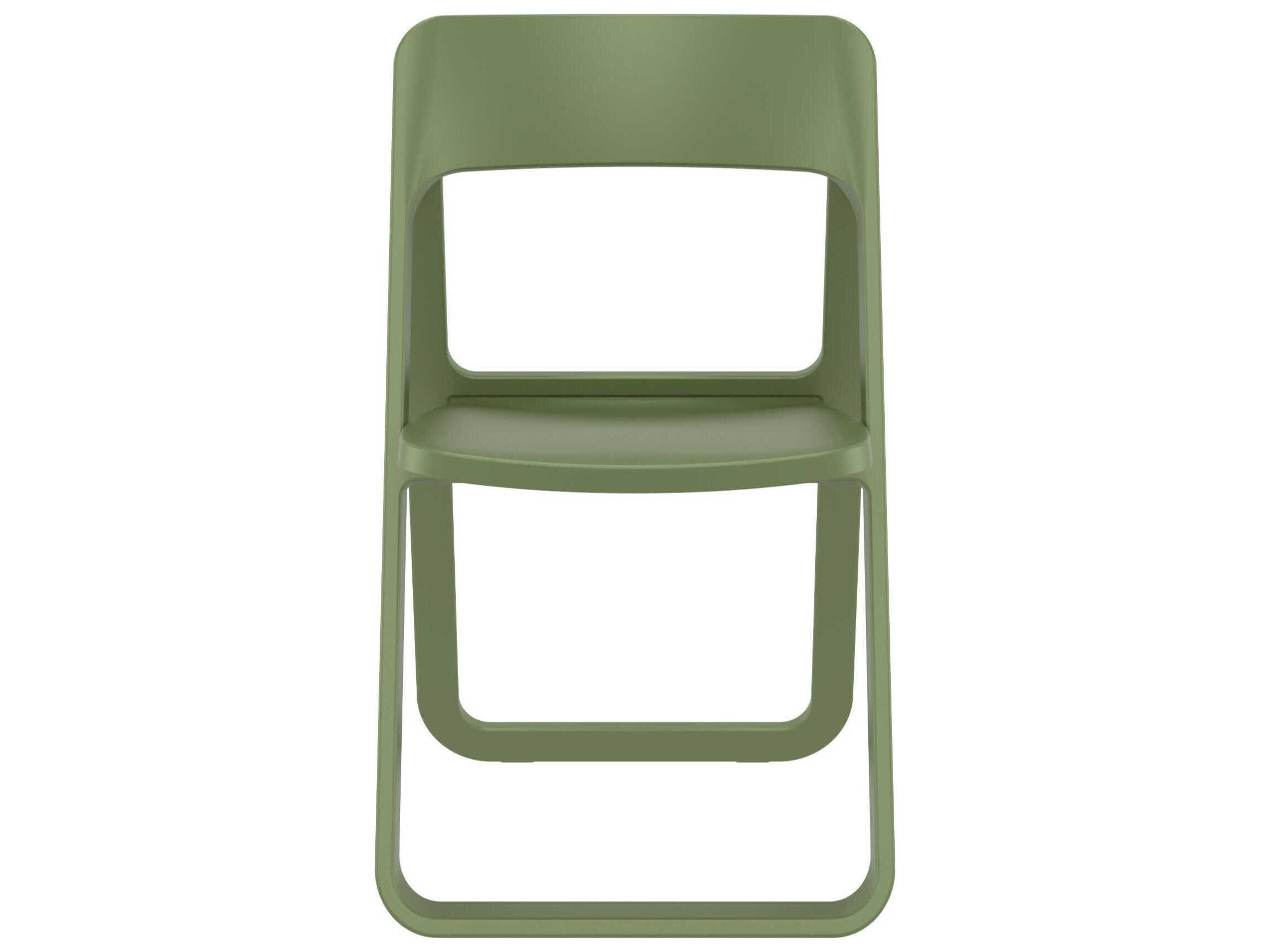 Compamia Dream Olive Green Polypropylene Dining Chair