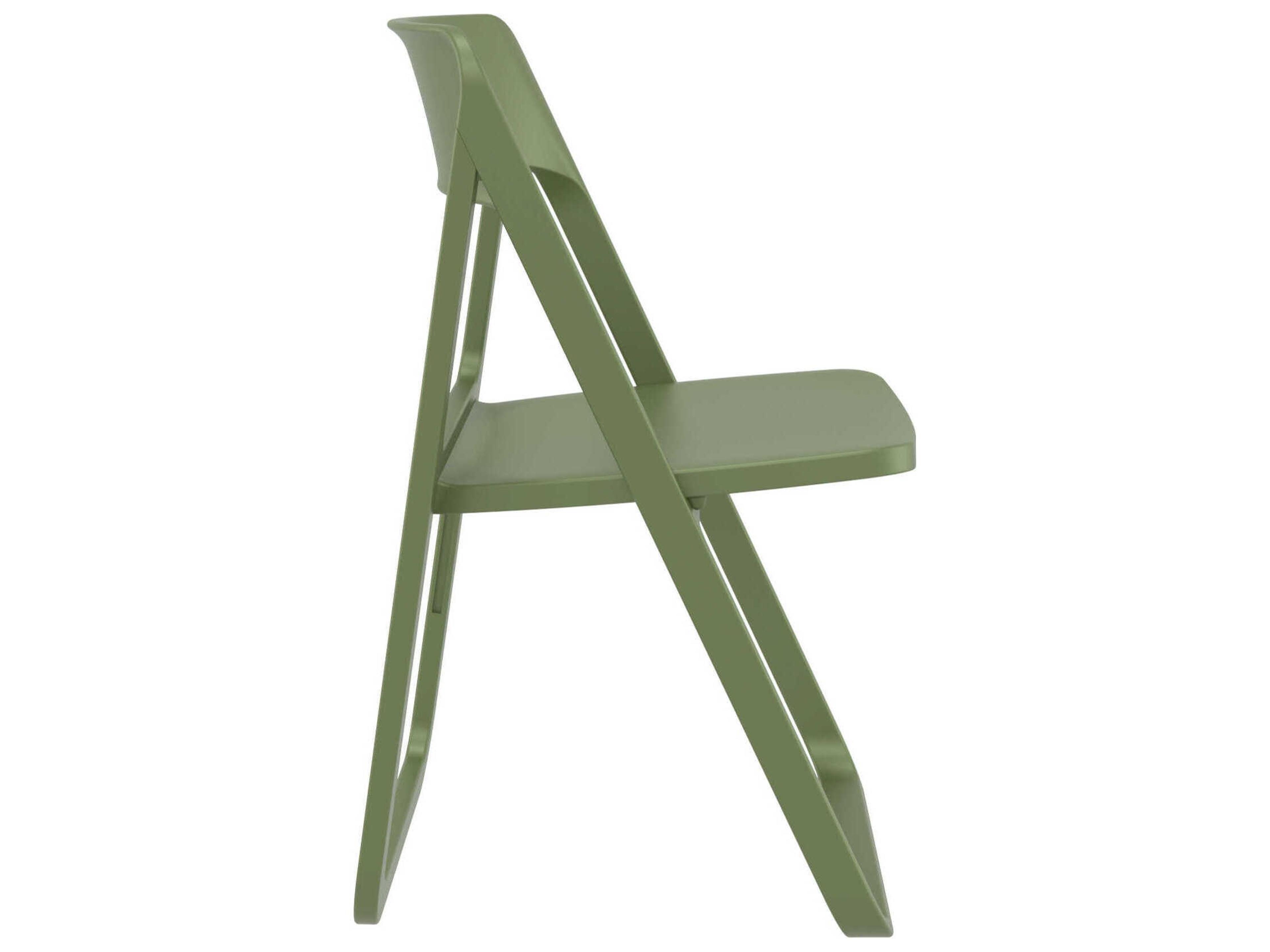 Compamia Dream Olive Green Polypropylene Dining Chair