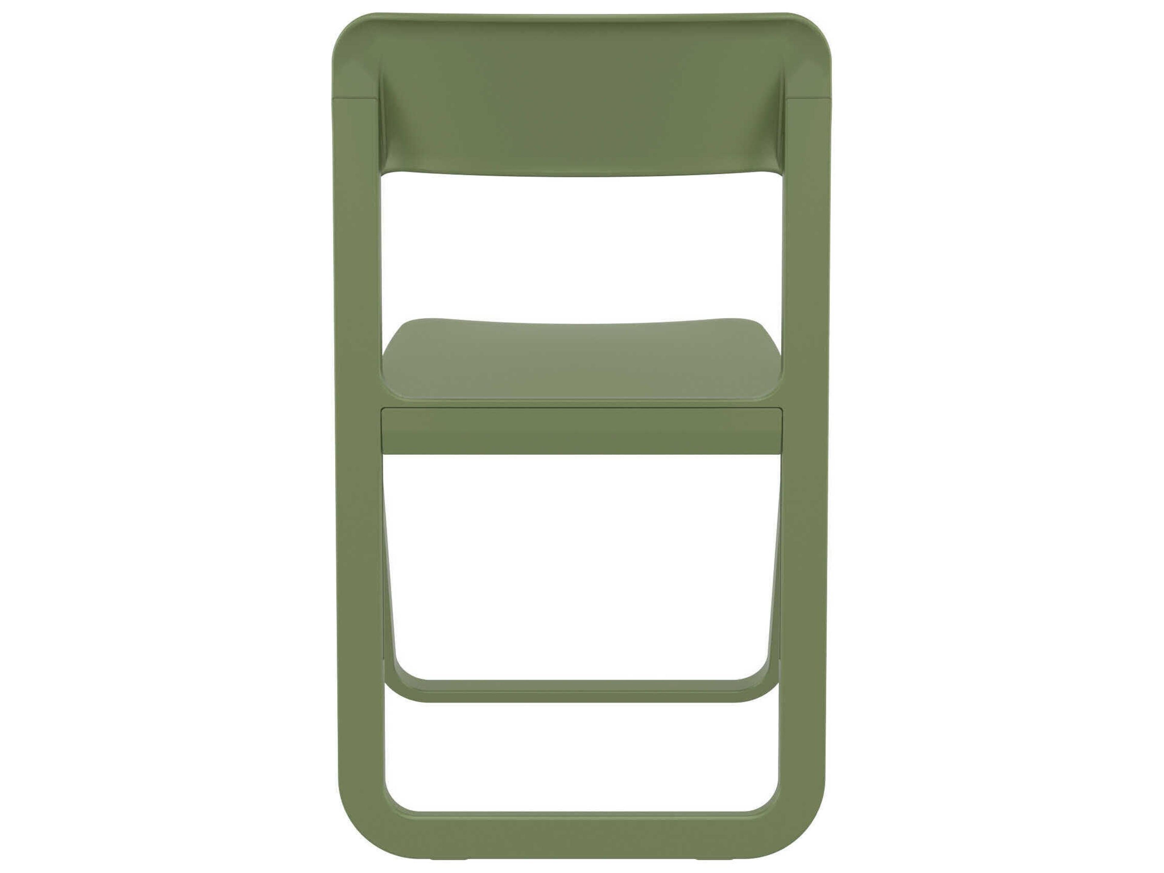 Compamia Dream Olive Green Polypropylene Dining Chair