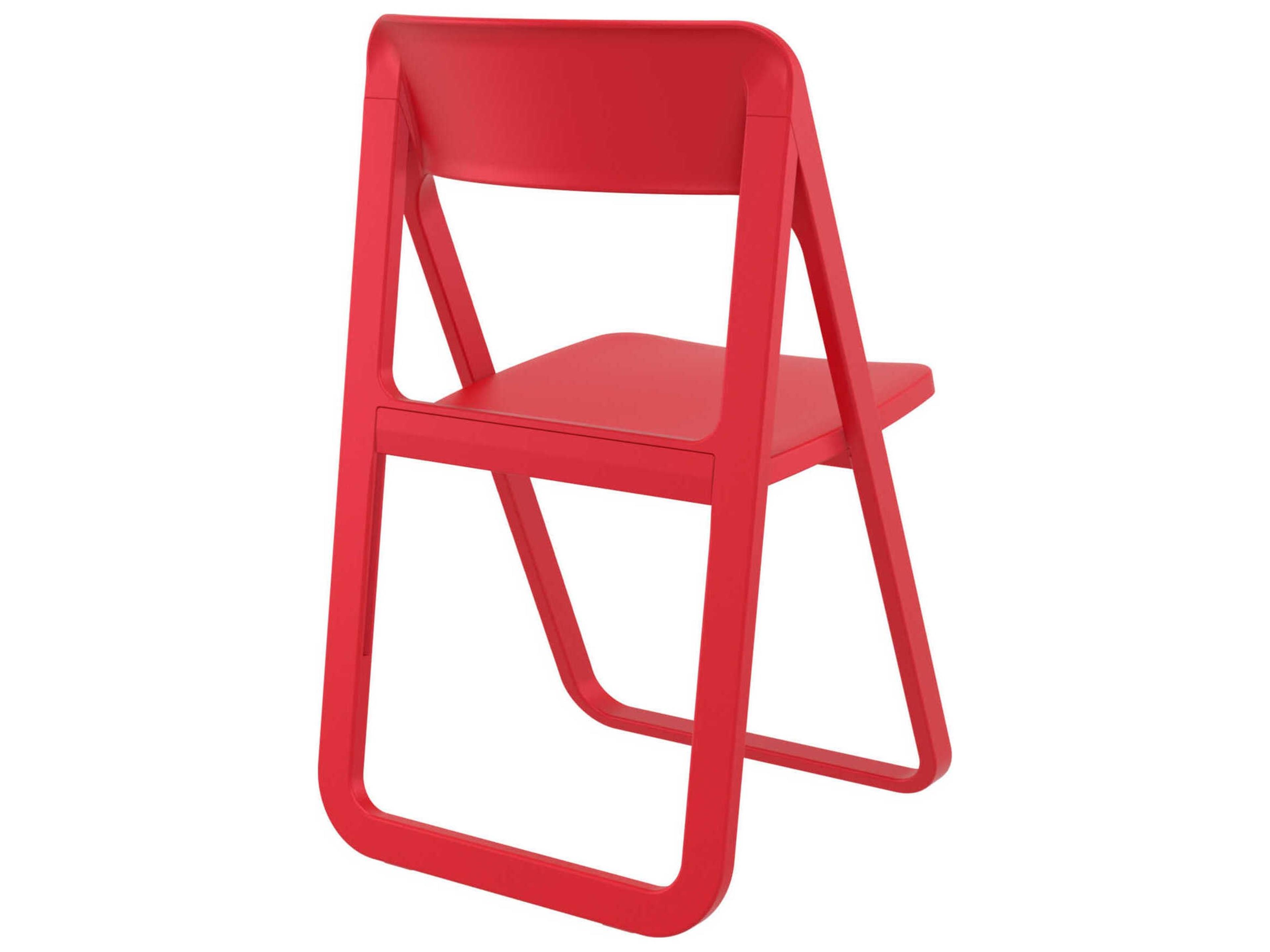 Compamia Dream Red Polypropylene Dining Chair