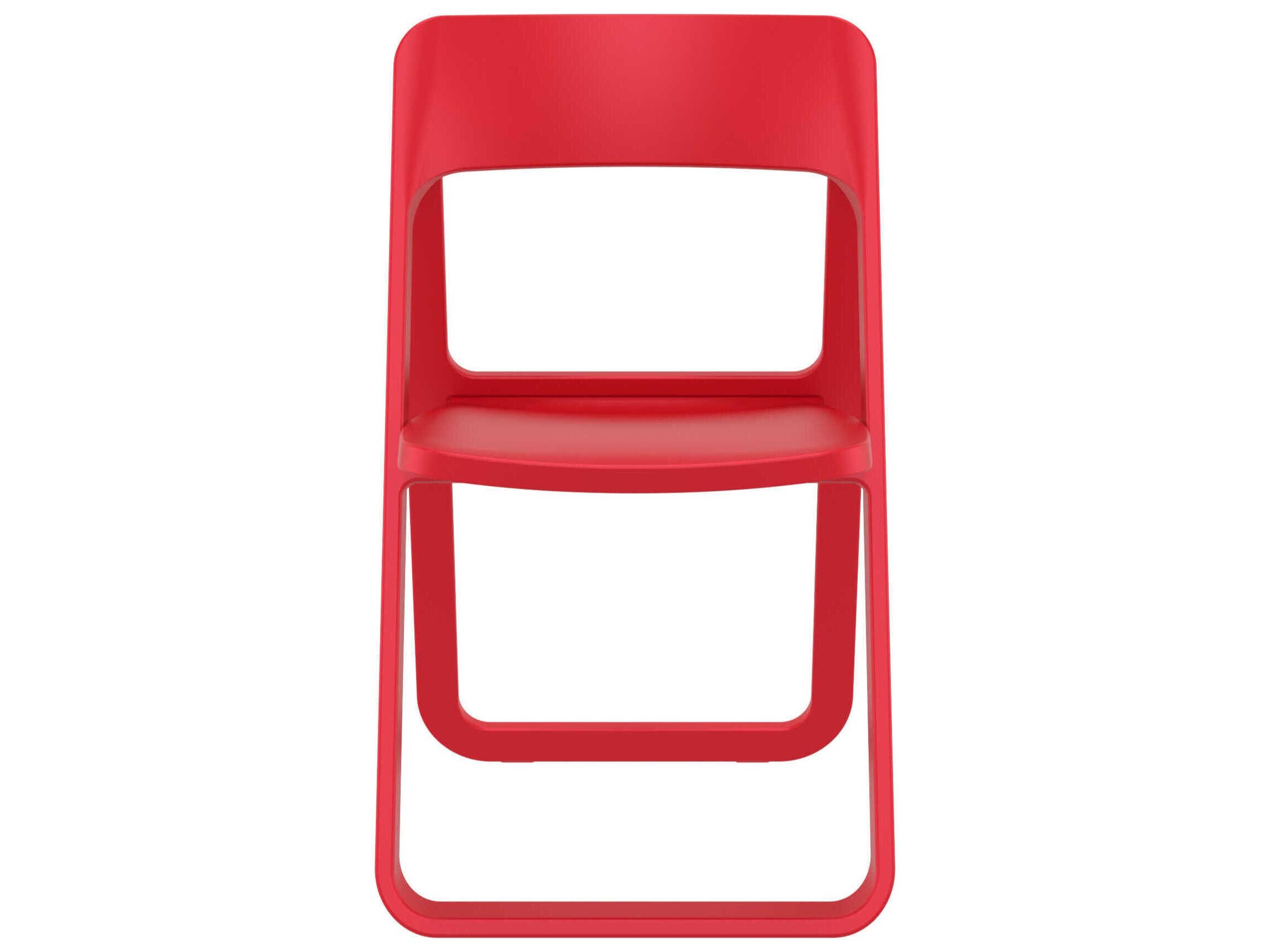 Compamia Dream Red Polypropylene Dining Chair