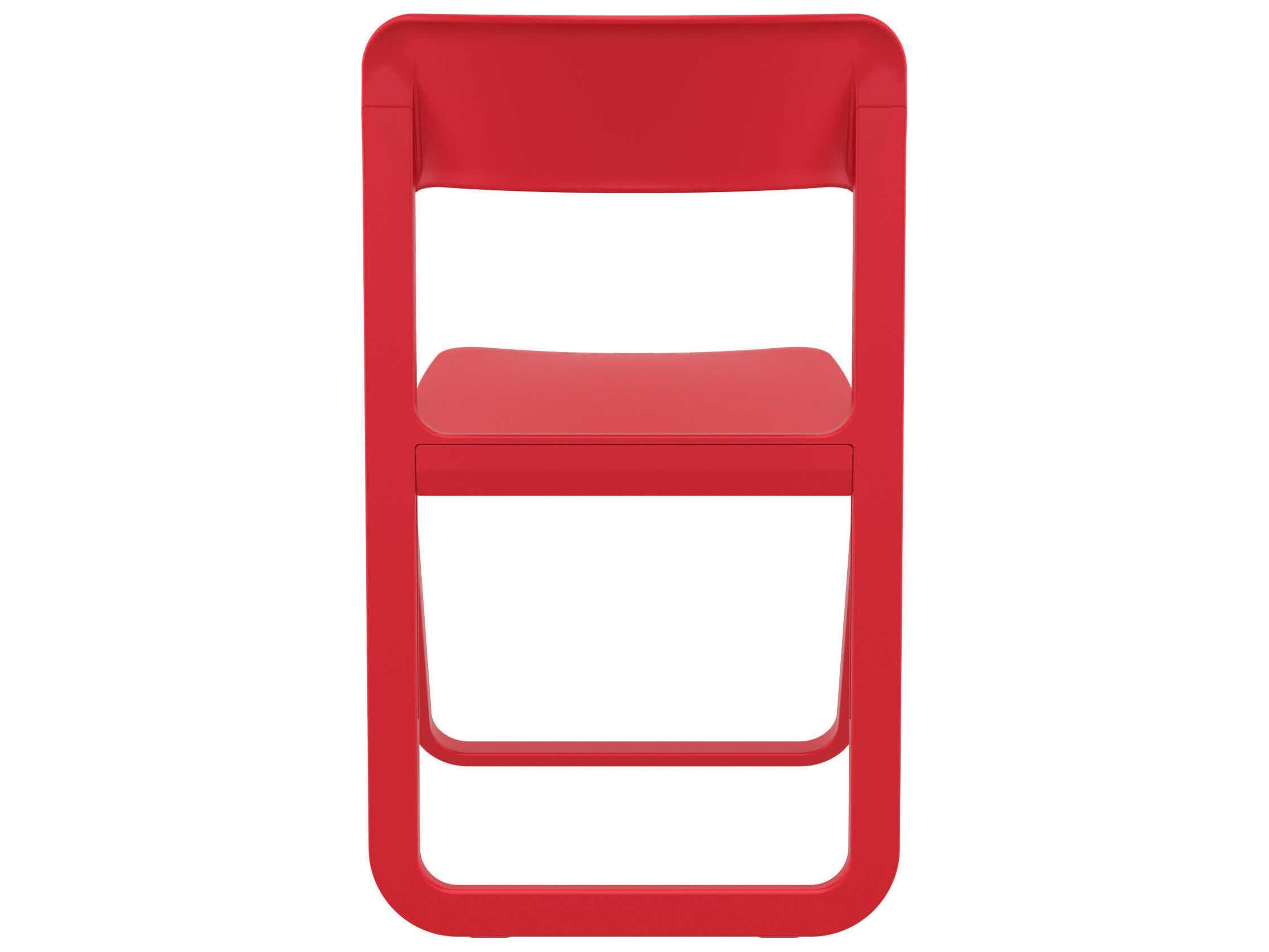 Compamia Dream Red Polypropylene Dining Chair