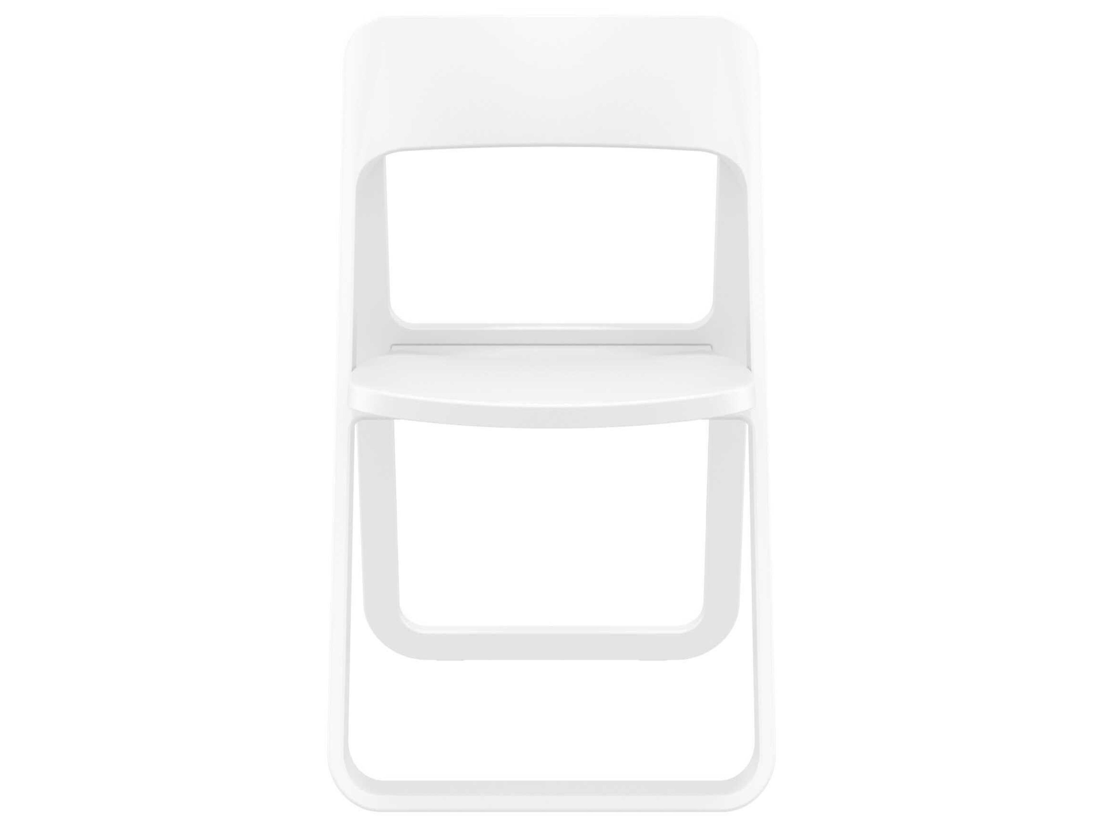 Compamia Dream White Polypropylene Dining Chair