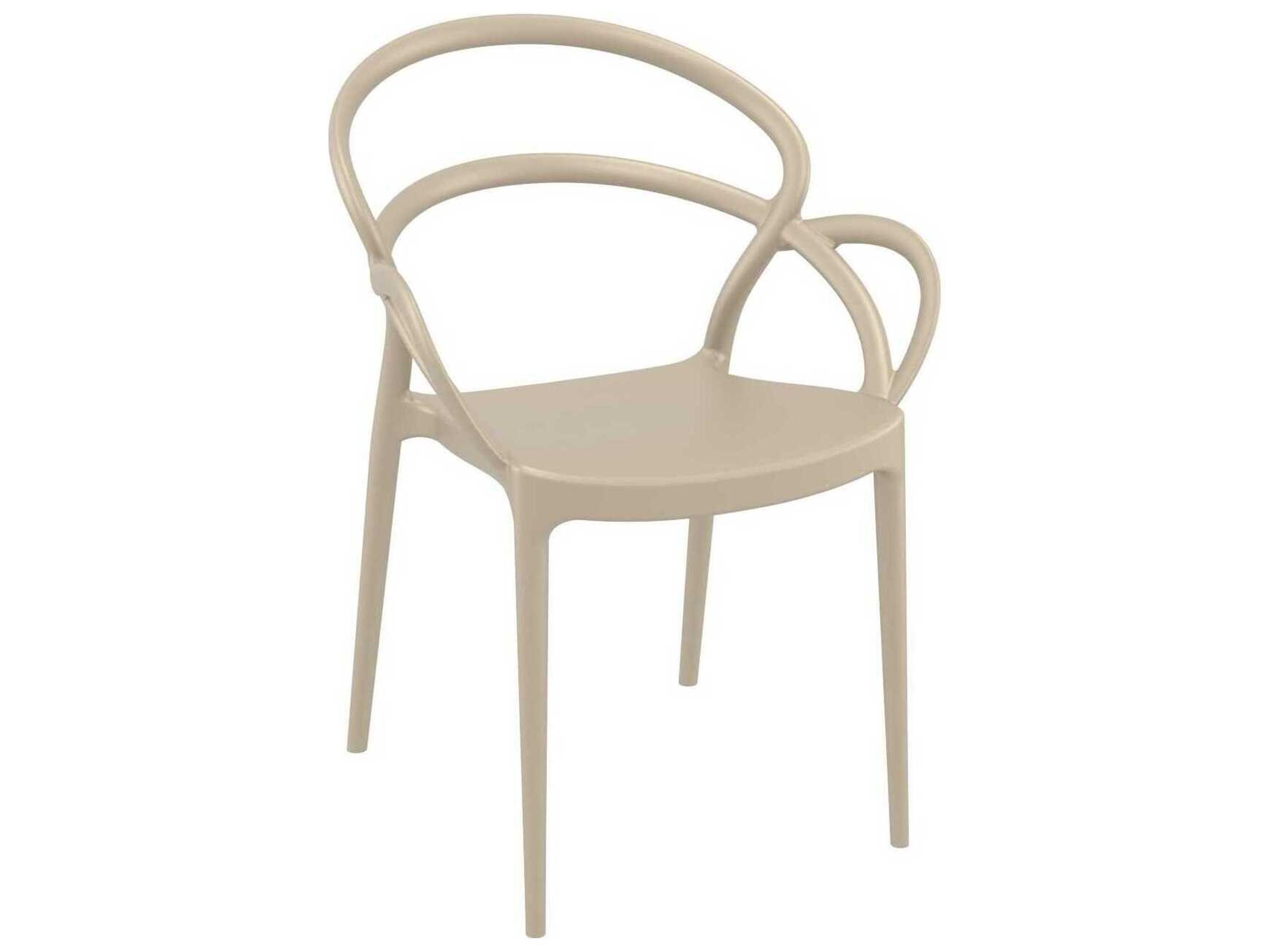 Compamia Mila Taupe Polypropylene Dining Set
