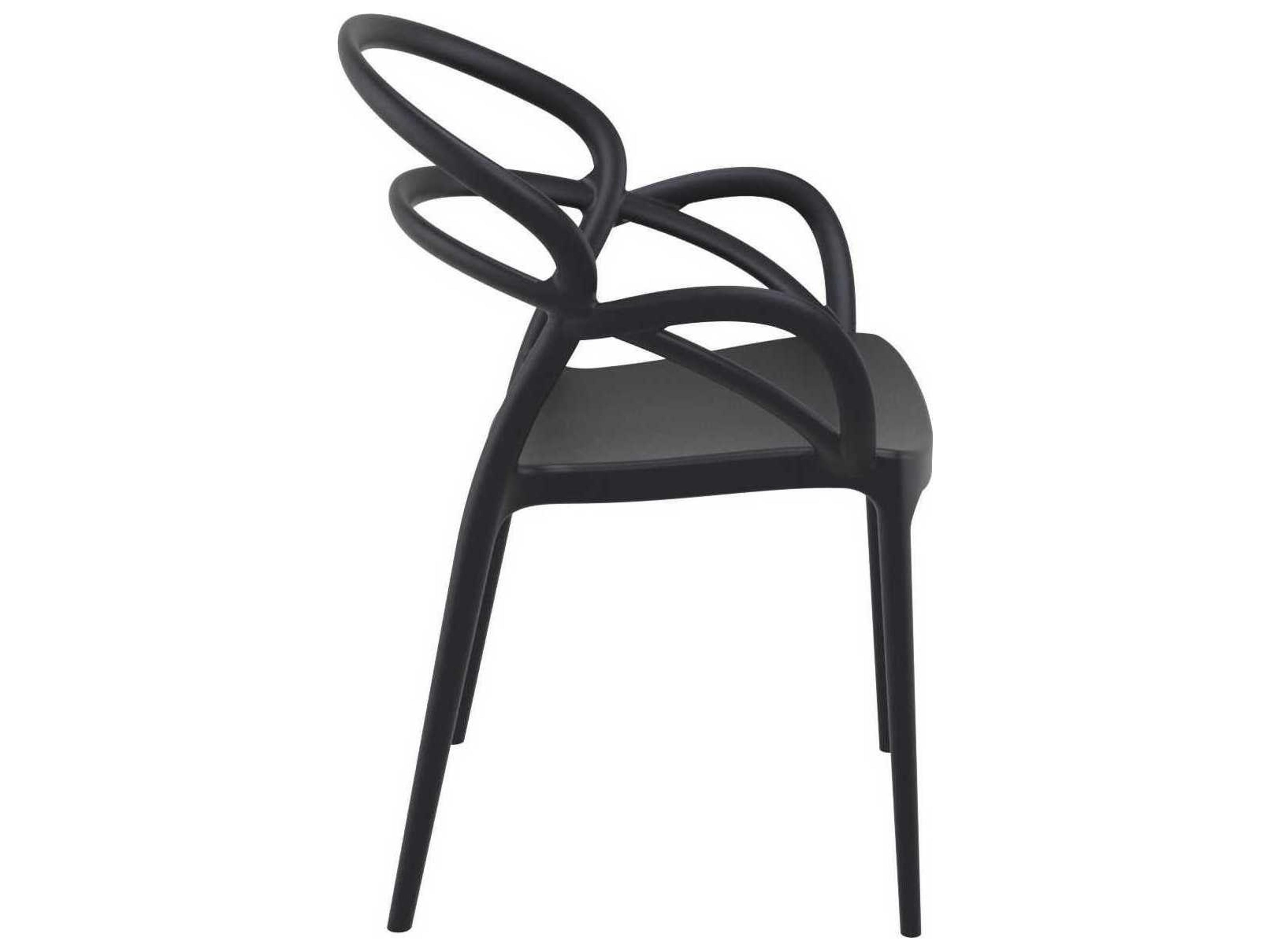 Compamia Mila Black Resin Dining Chair