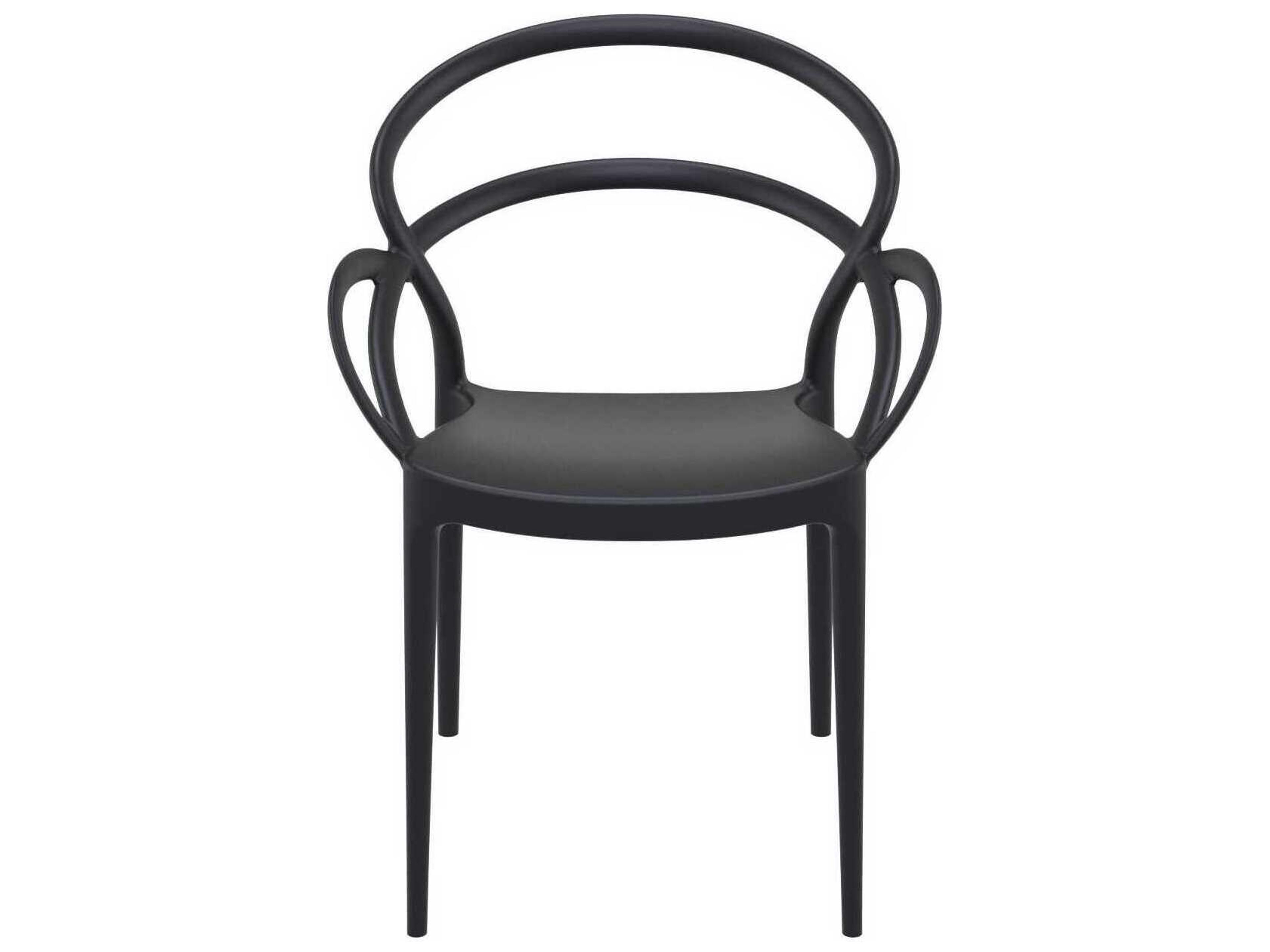 Compamia Mila Black Resin Dining Chair