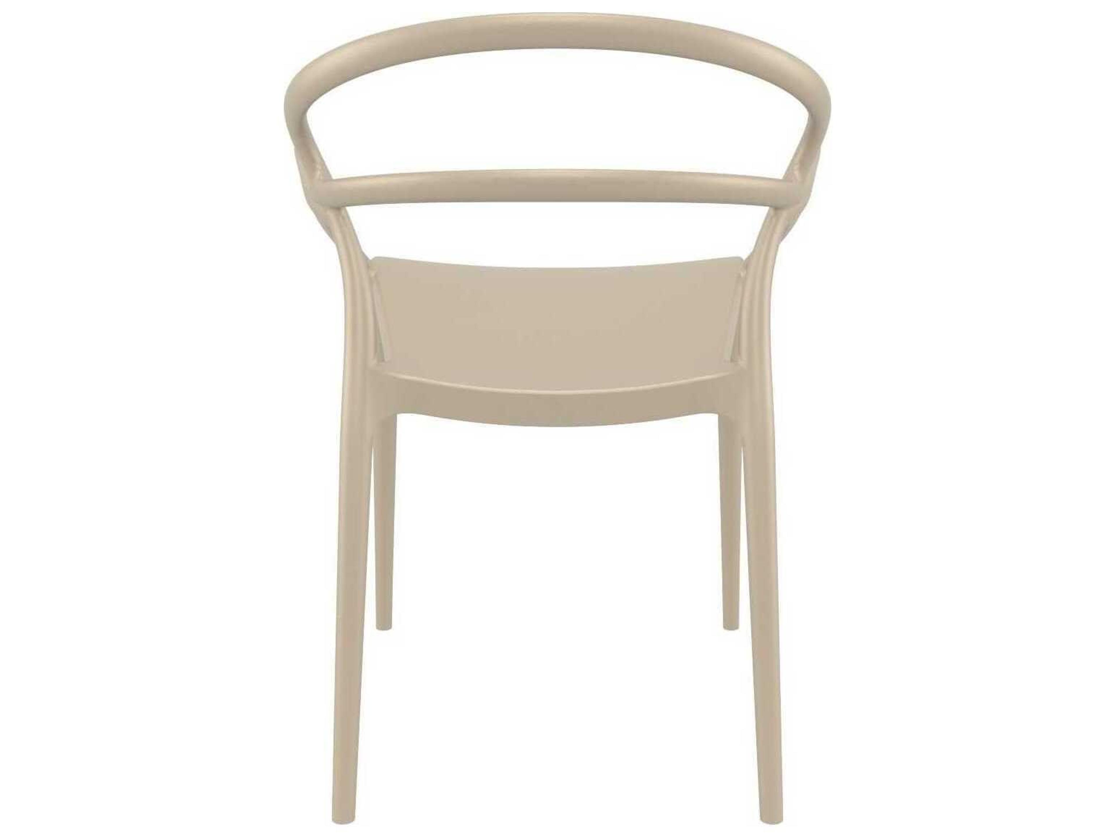 Compamia Mila Taupe Resin Dining Chair