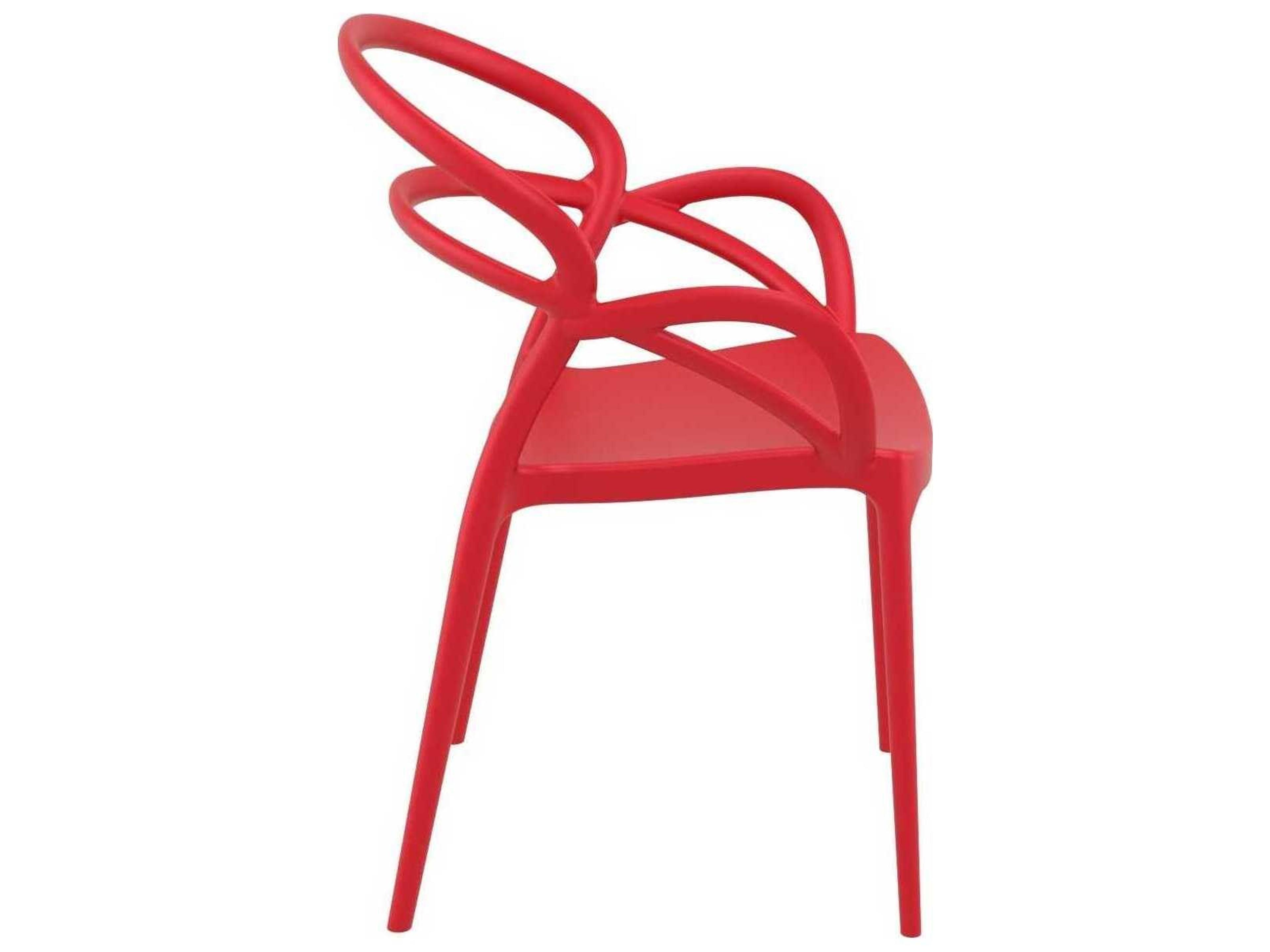 Compamia Mila Red Resin Dining Chair