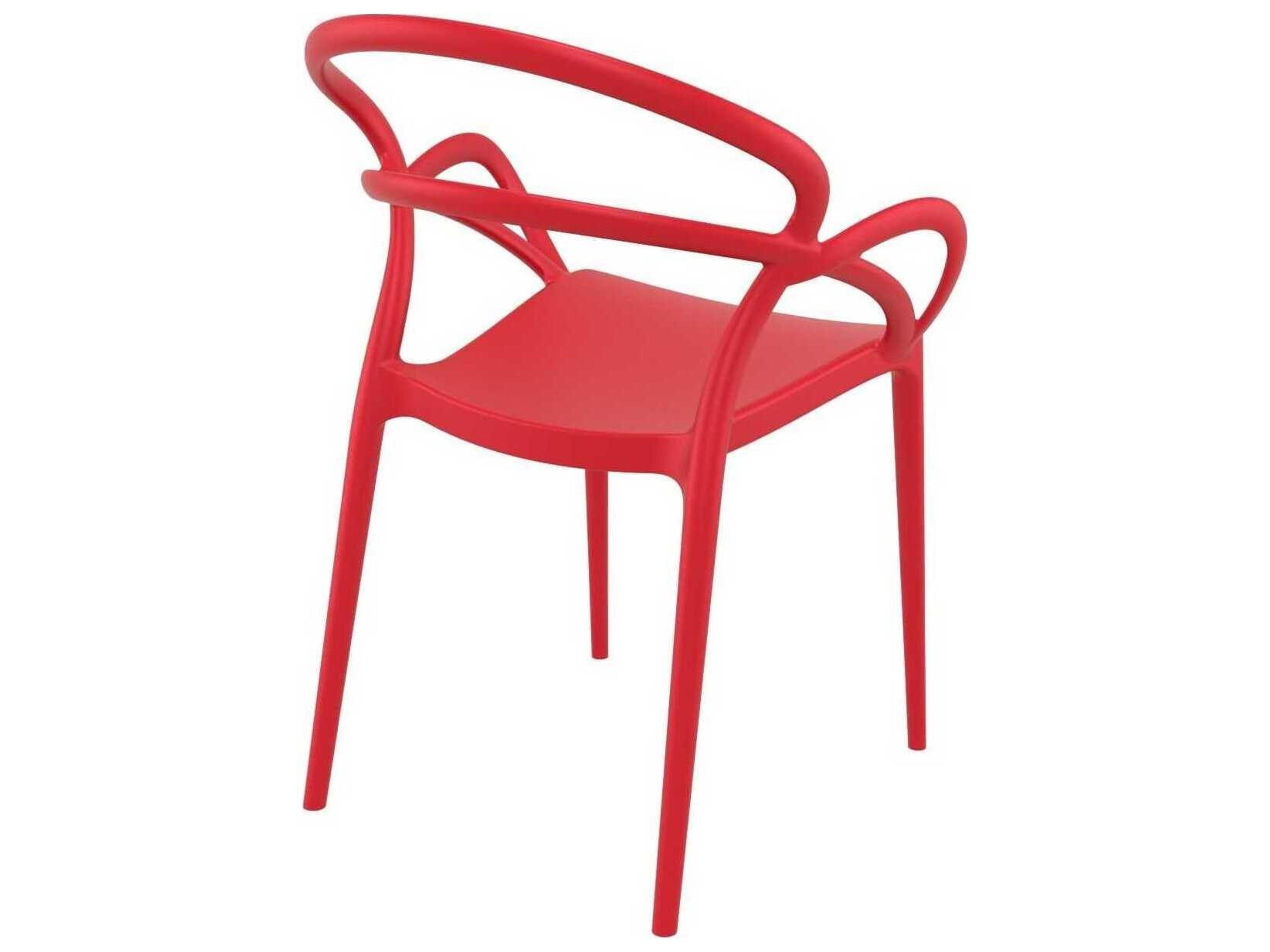 Compamia Mila Red Resin Dining Chair