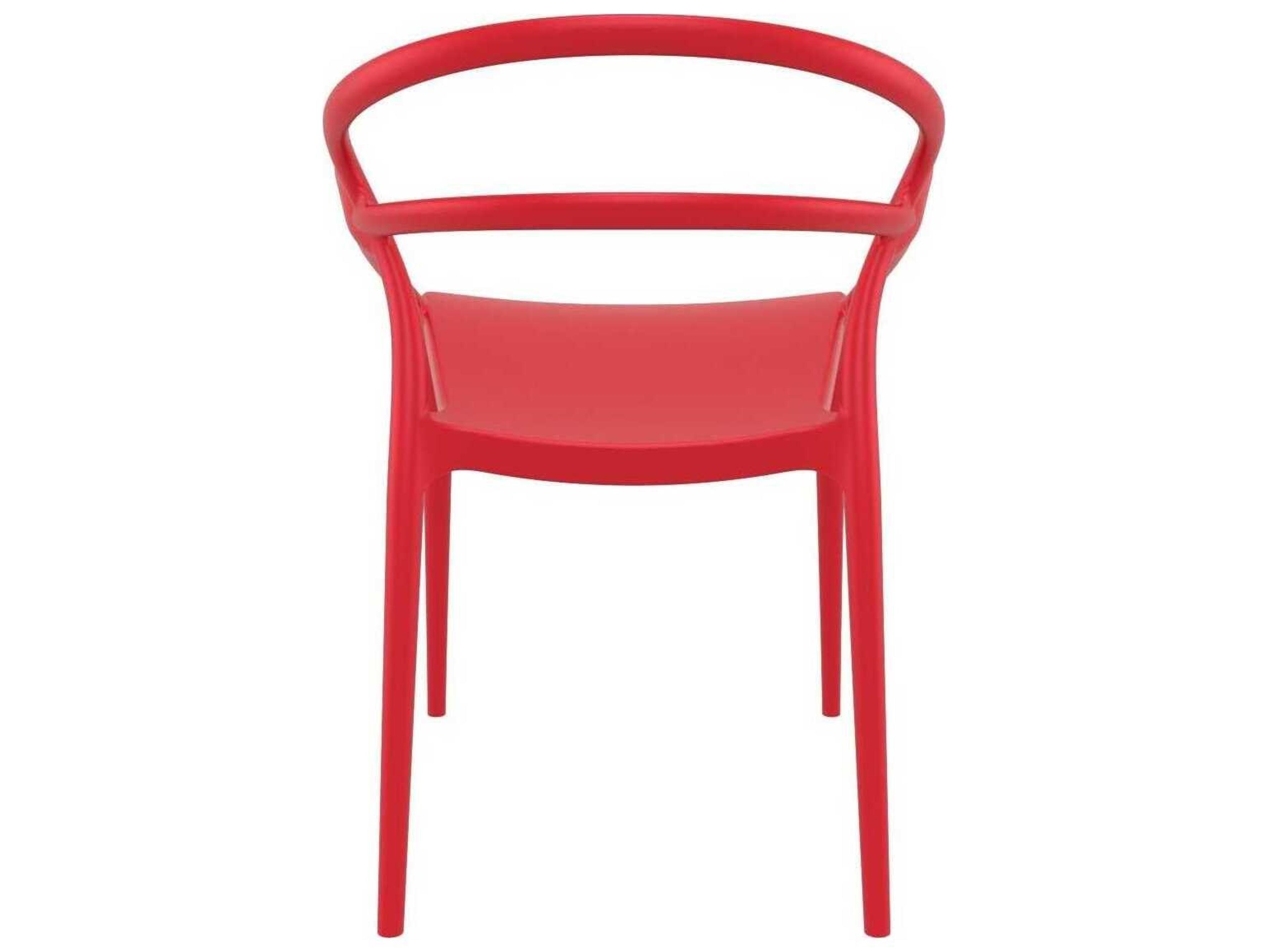 Compamia Mila Red Resin Dining Chair