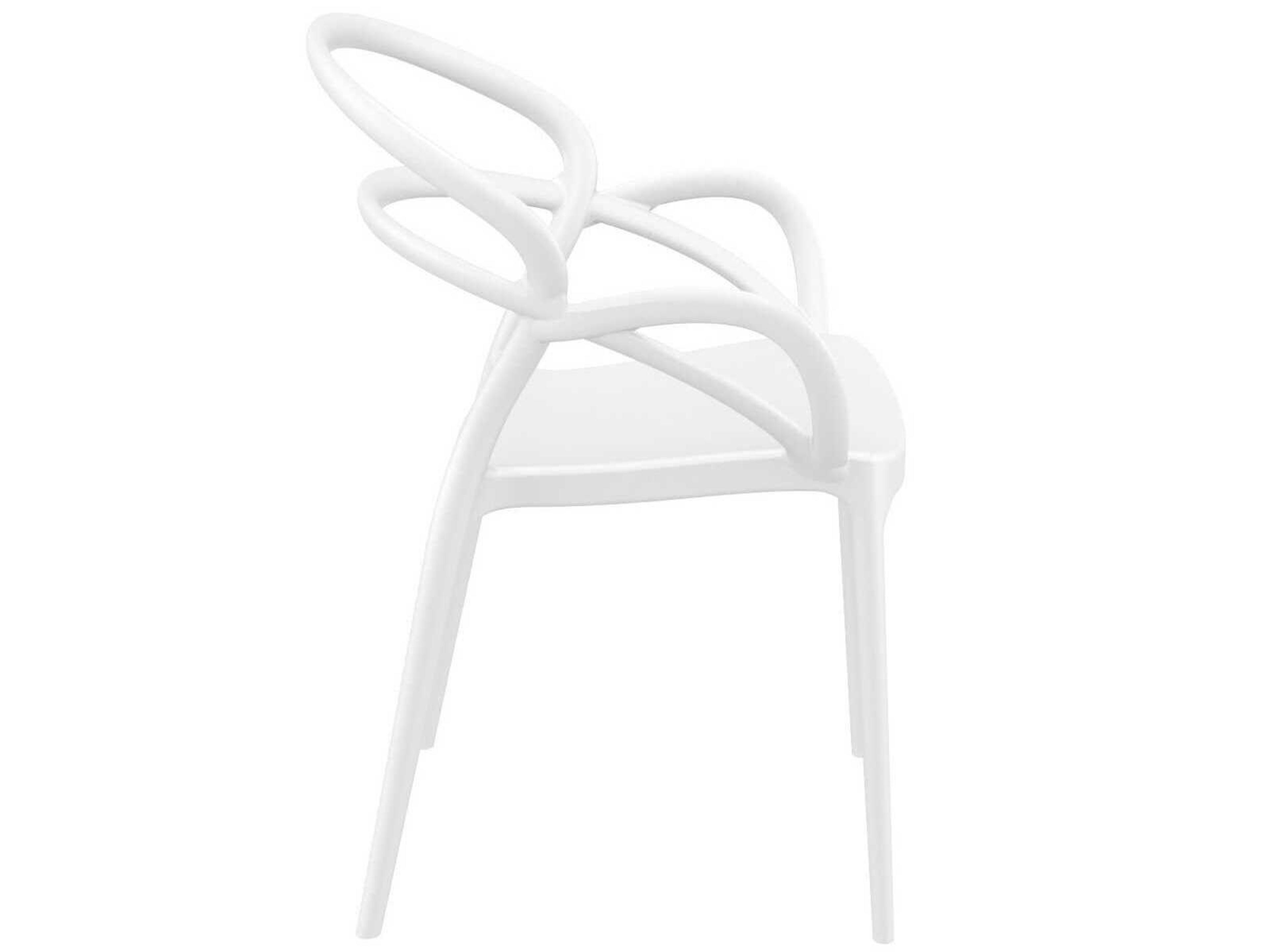 Compamia Mila White Resin Dining Chair