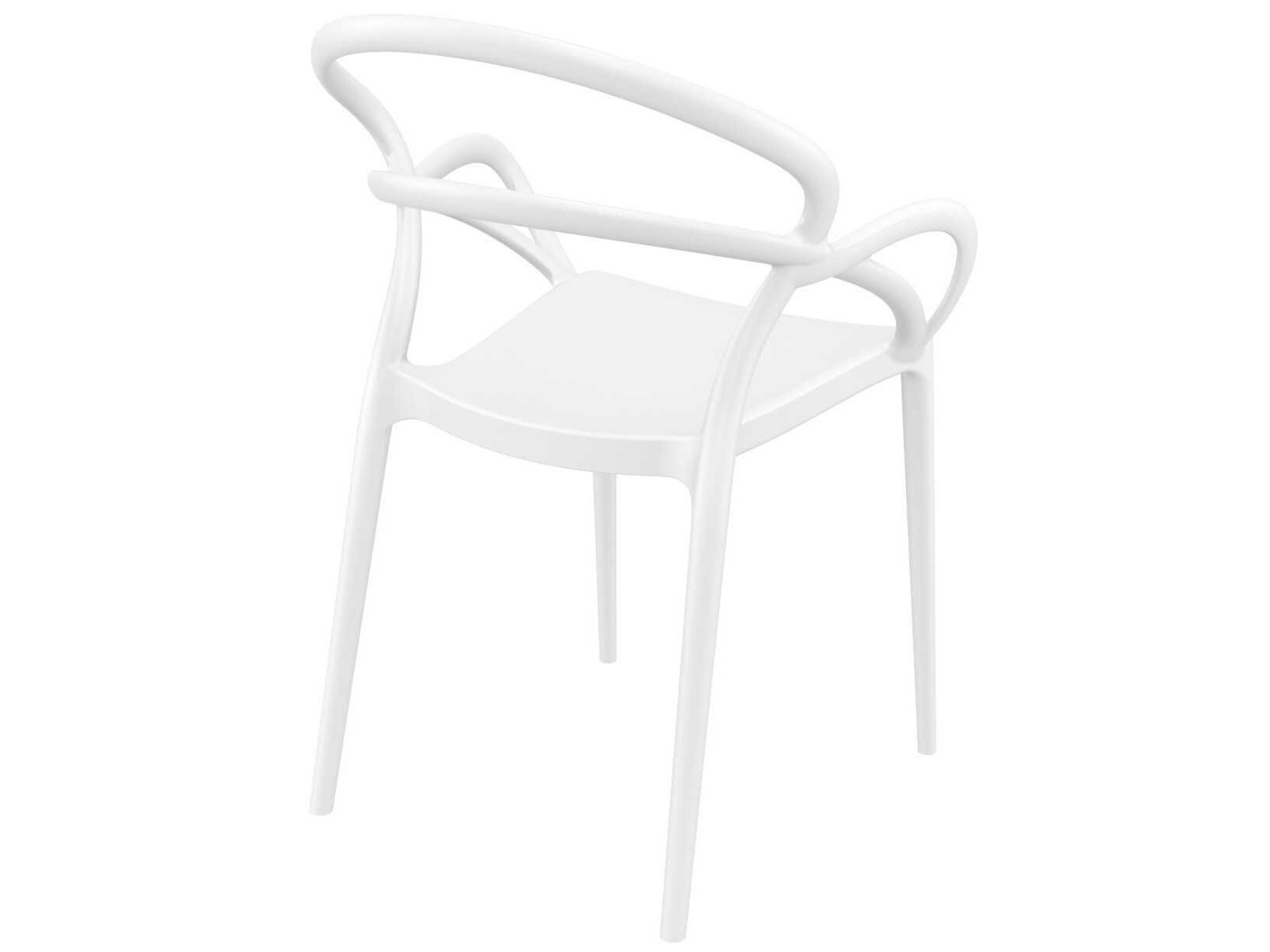 Compamia Mila White Resin Dining Chair