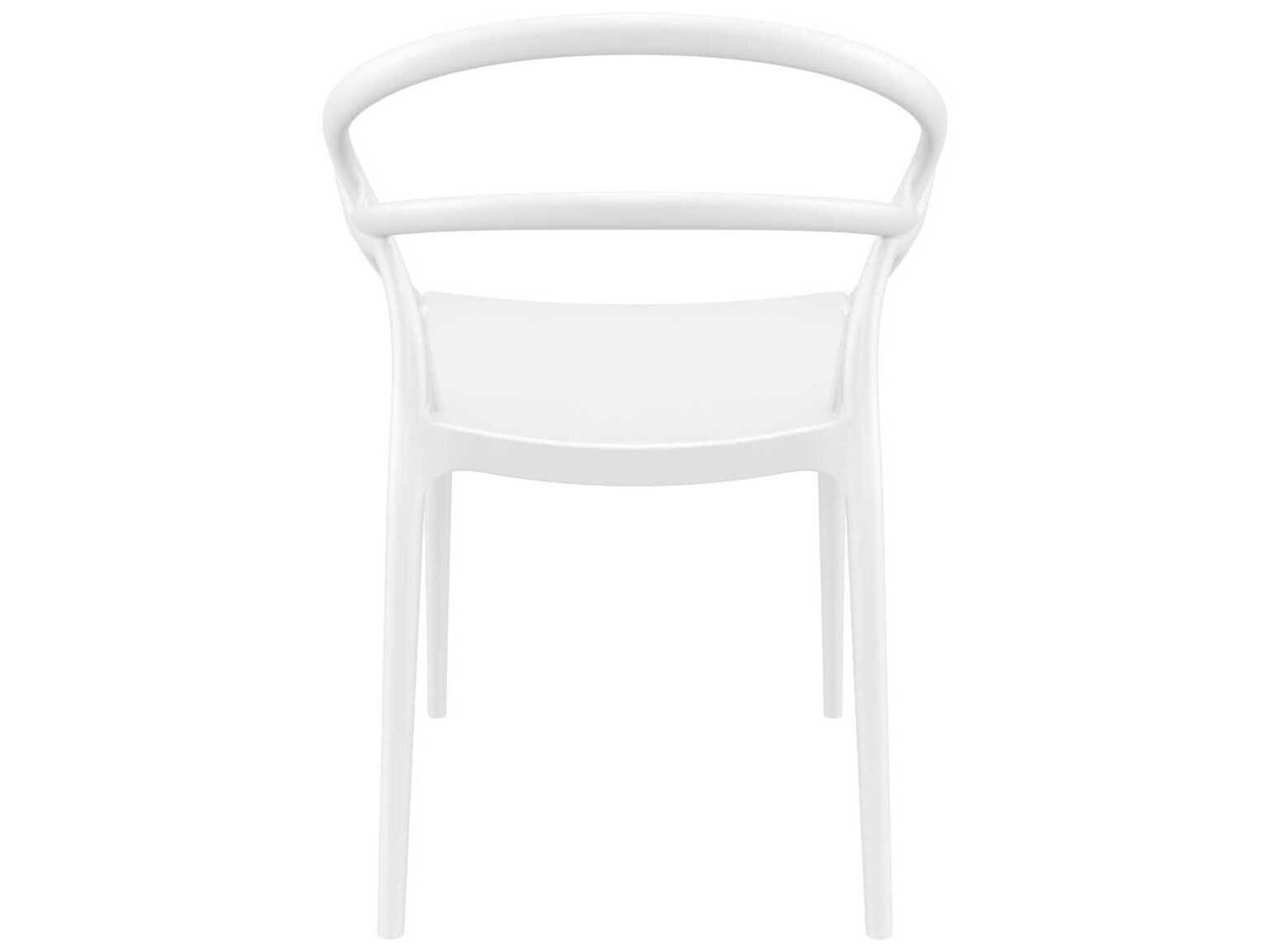 Compamia Mila White Resin Dining Chair