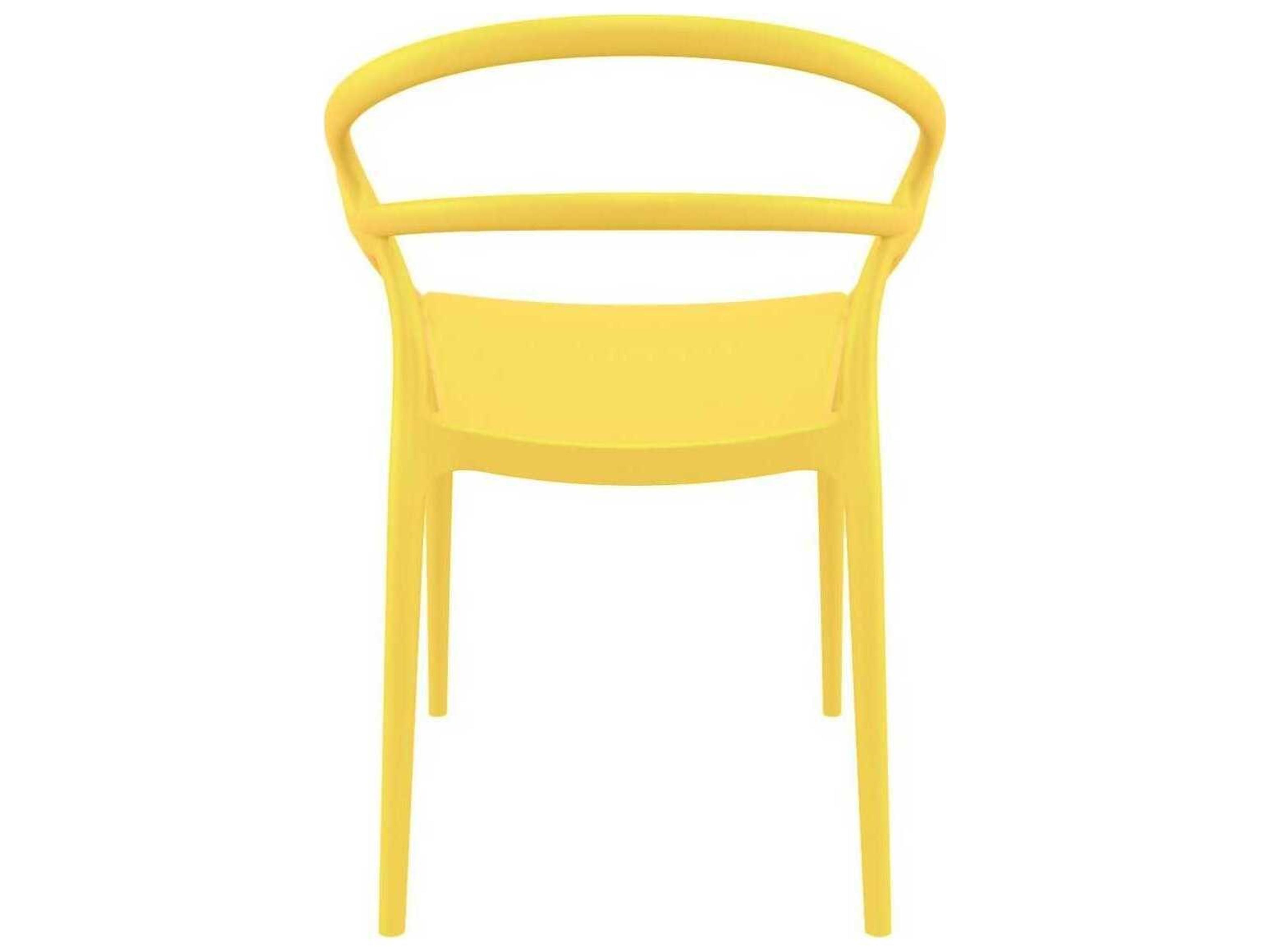 Compamia Mila Yellow Resin Dining Chair