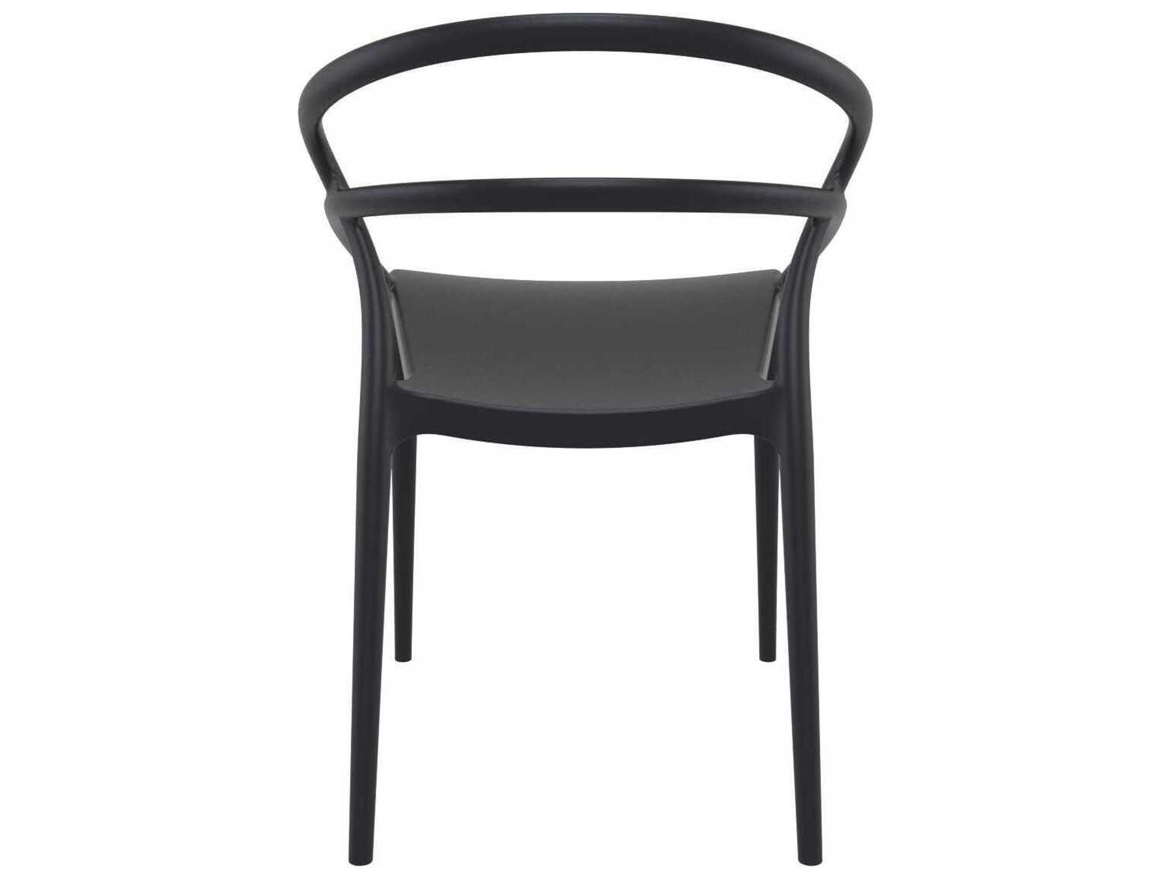 Compamia Pia Black Resin Dining Chair