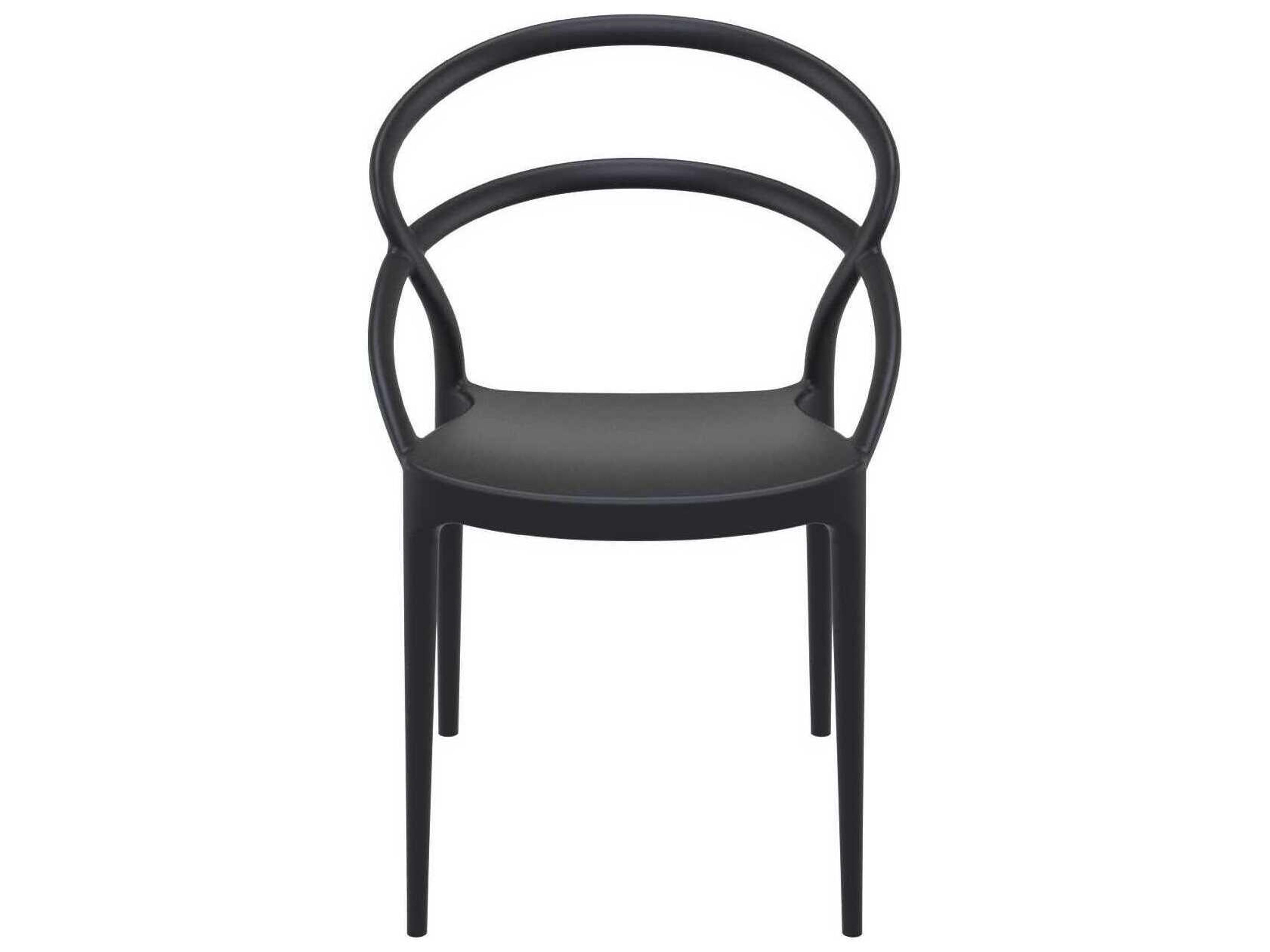 Compamia Pia Black Resin Dining Chair