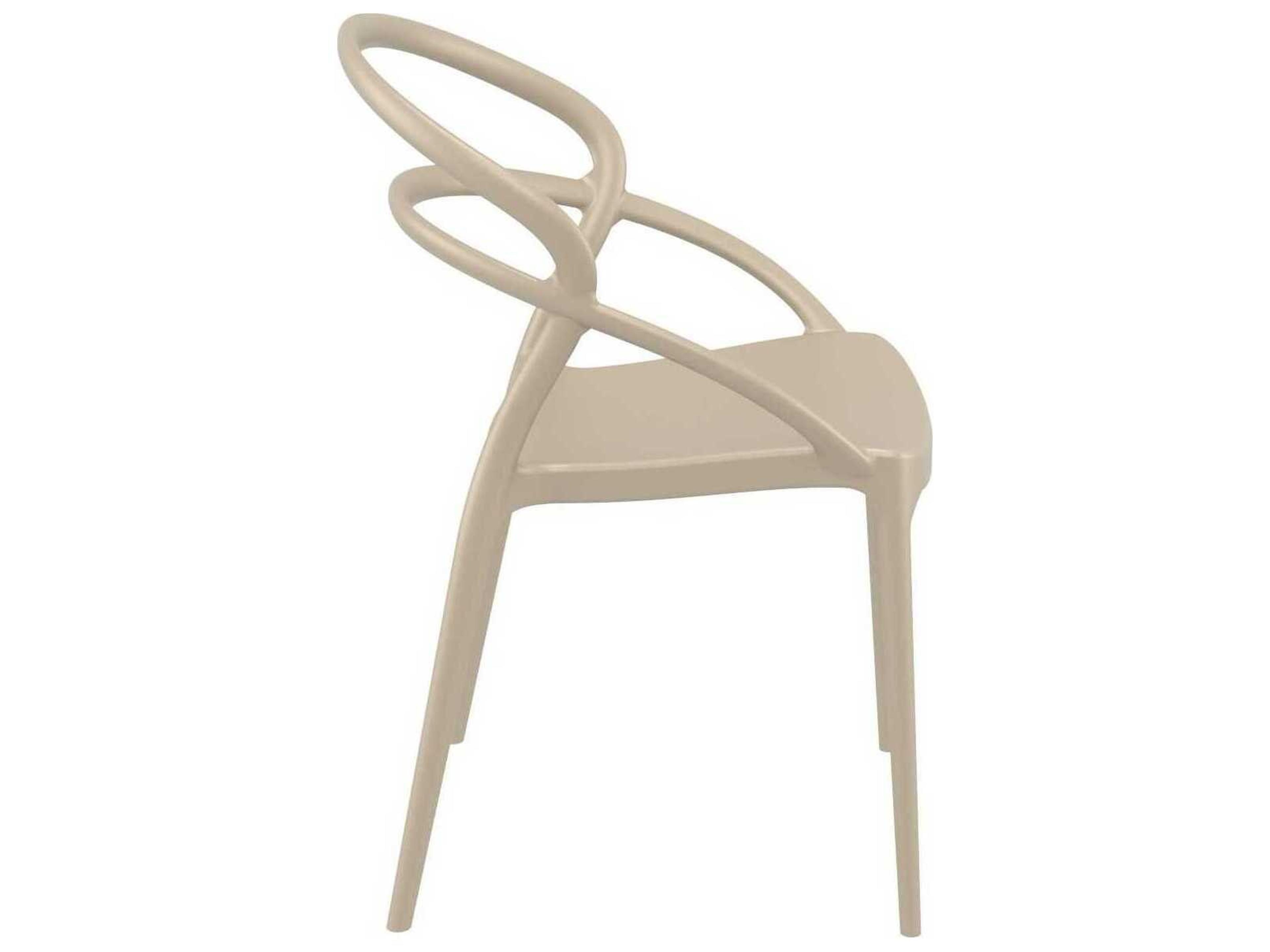 Compamia Pia Taupe Resin Dining Chair