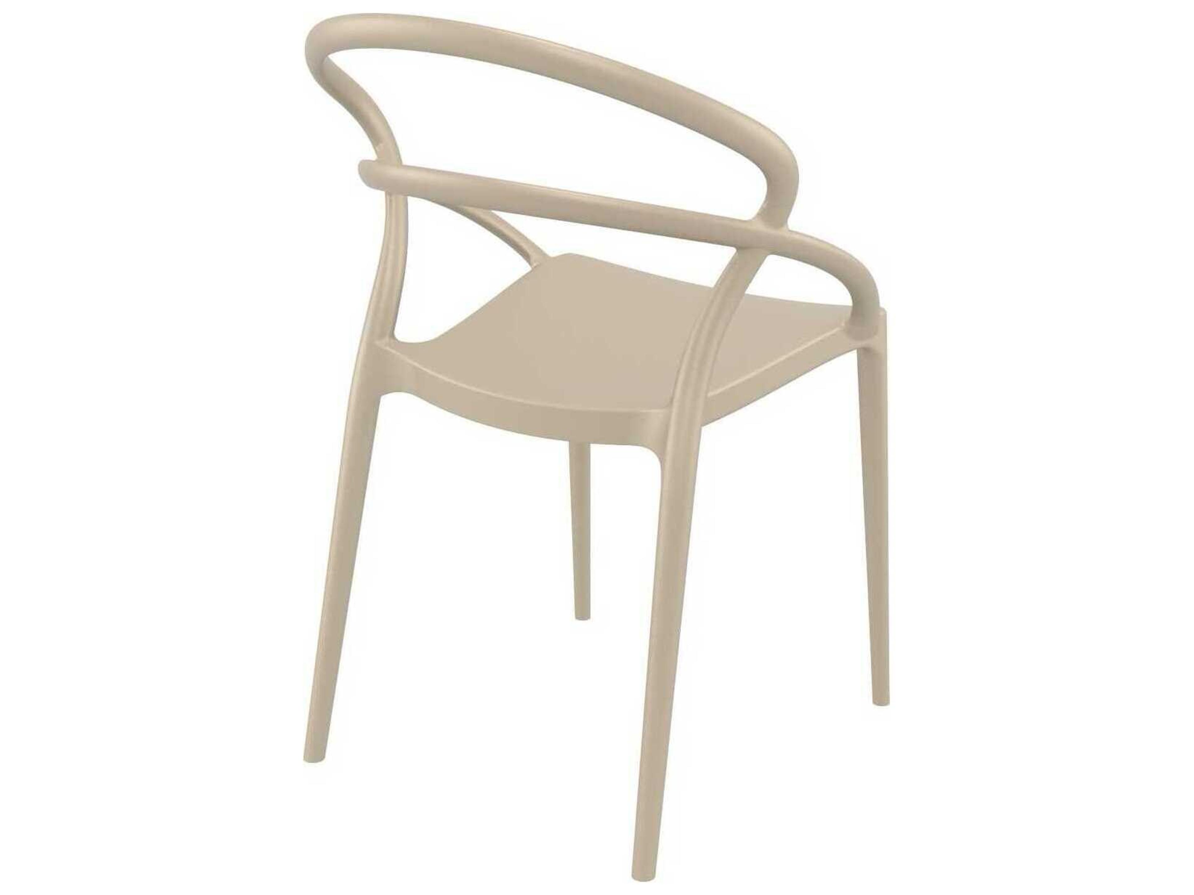 Compamia Pia Taupe Resin Dining Chair