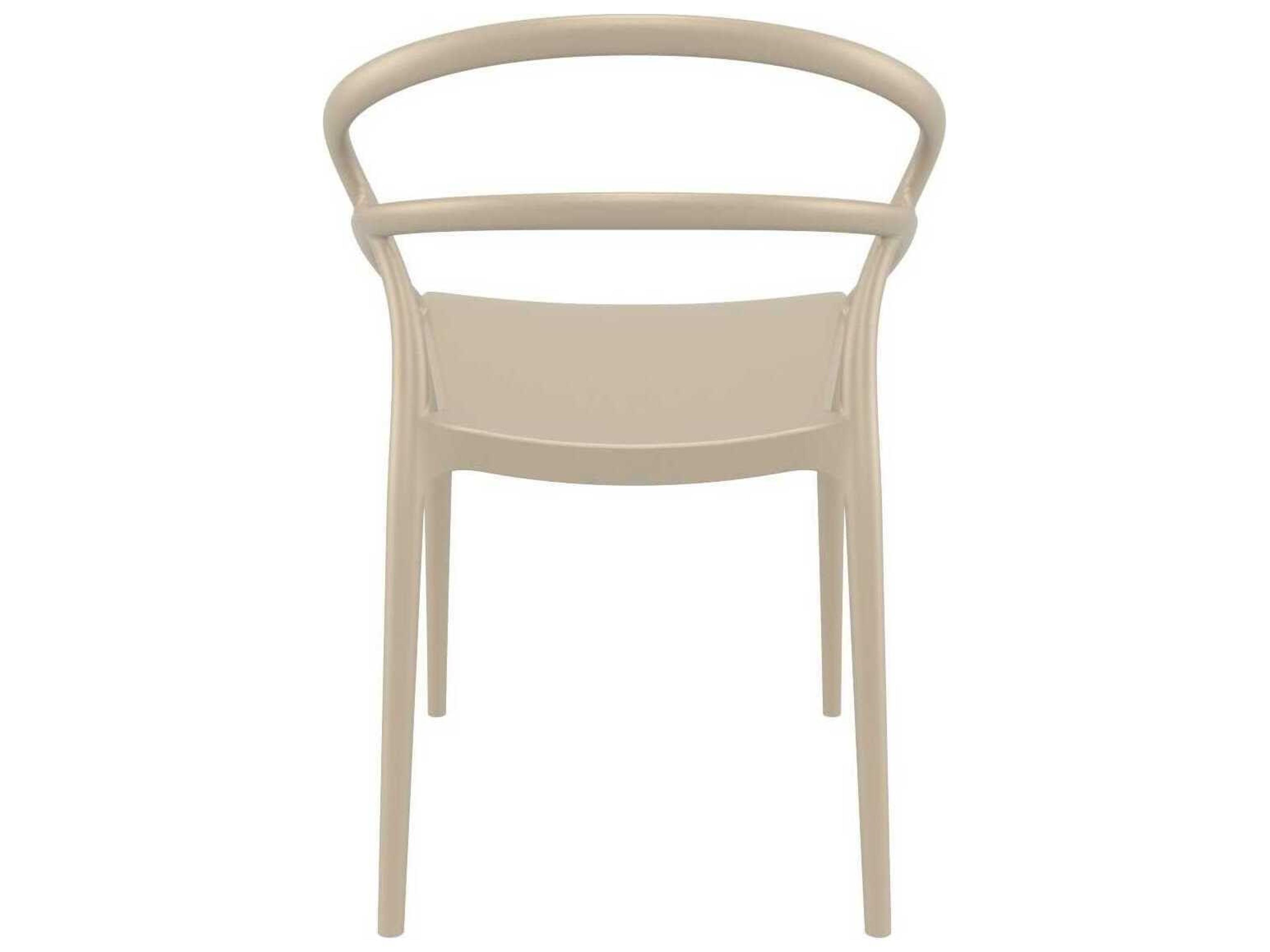Compamia Pia Taupe Resin Dining Chair