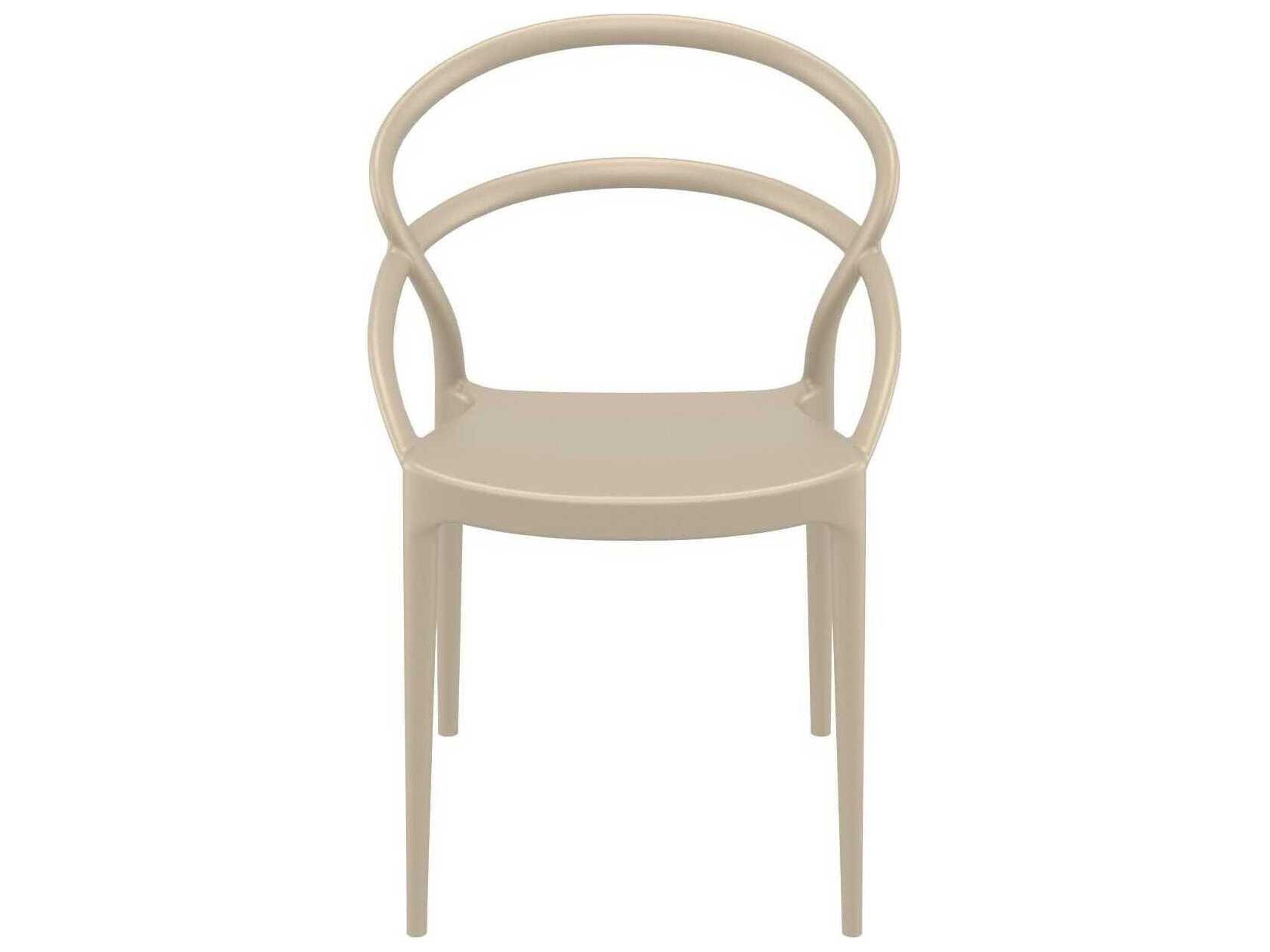 Compamia Pia Taupe Resin Dining Chair