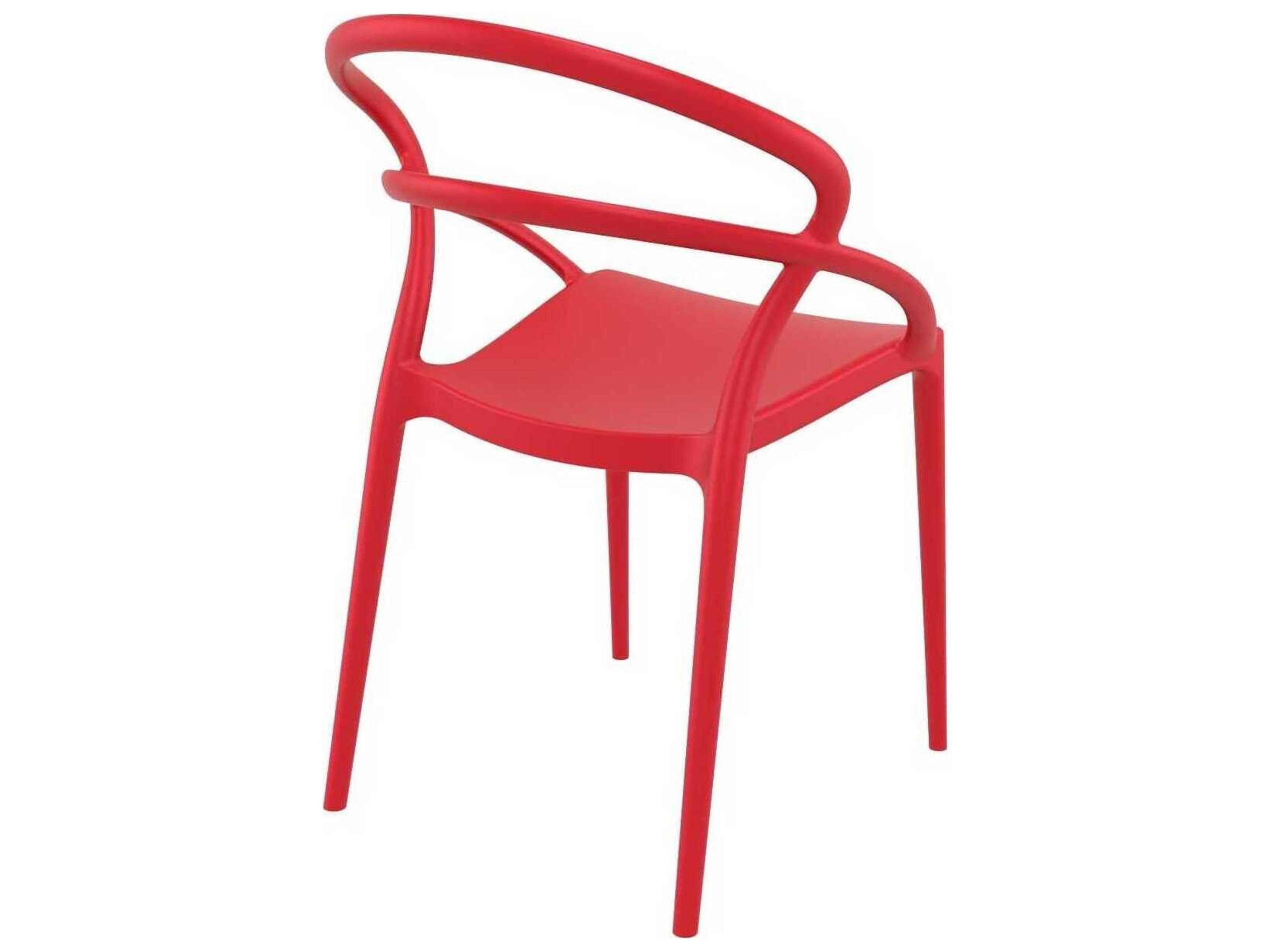 Compamia Pia Red Resin Dining Chair