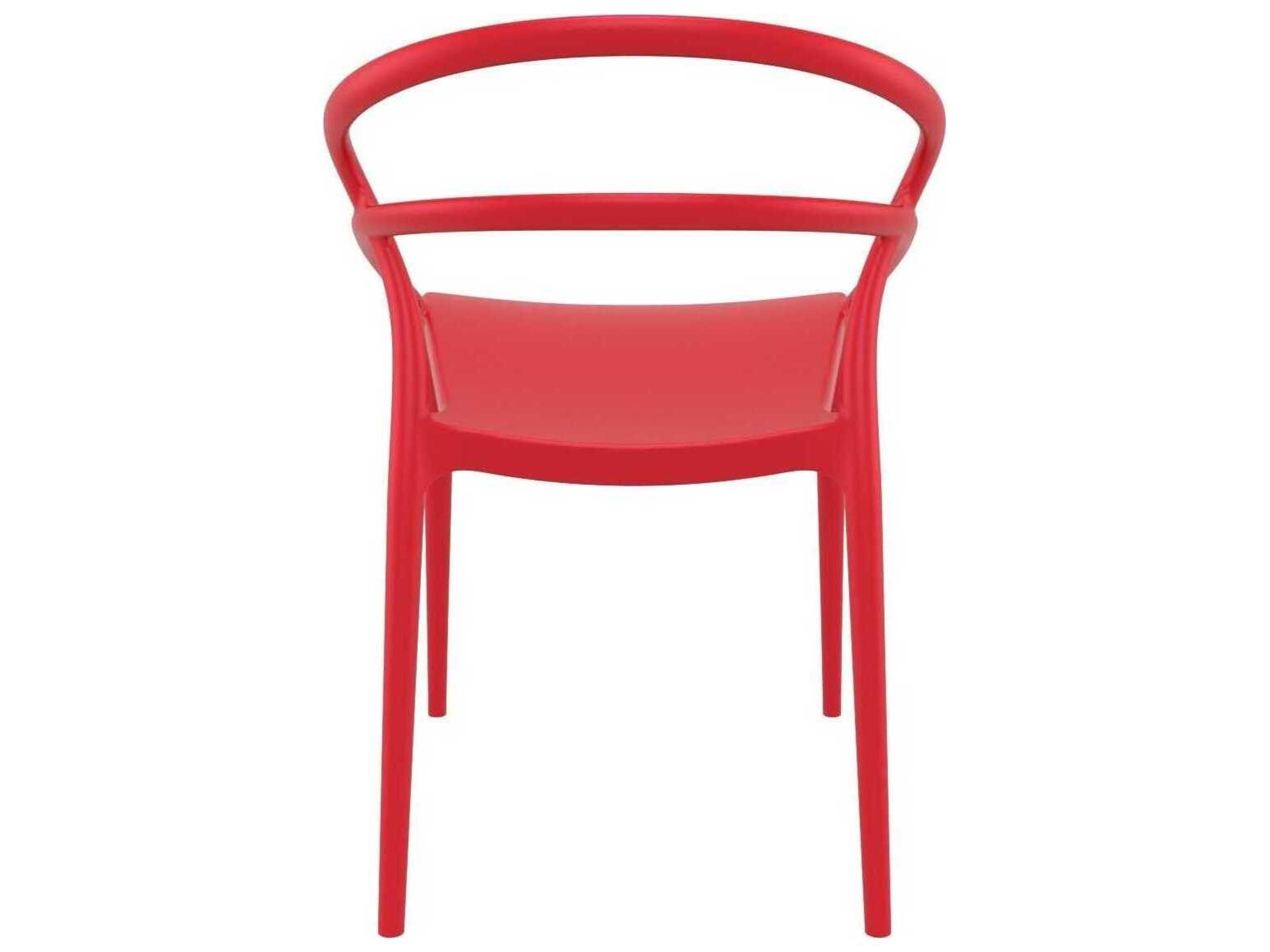 Compamia Pia Red Resin Dining Chair